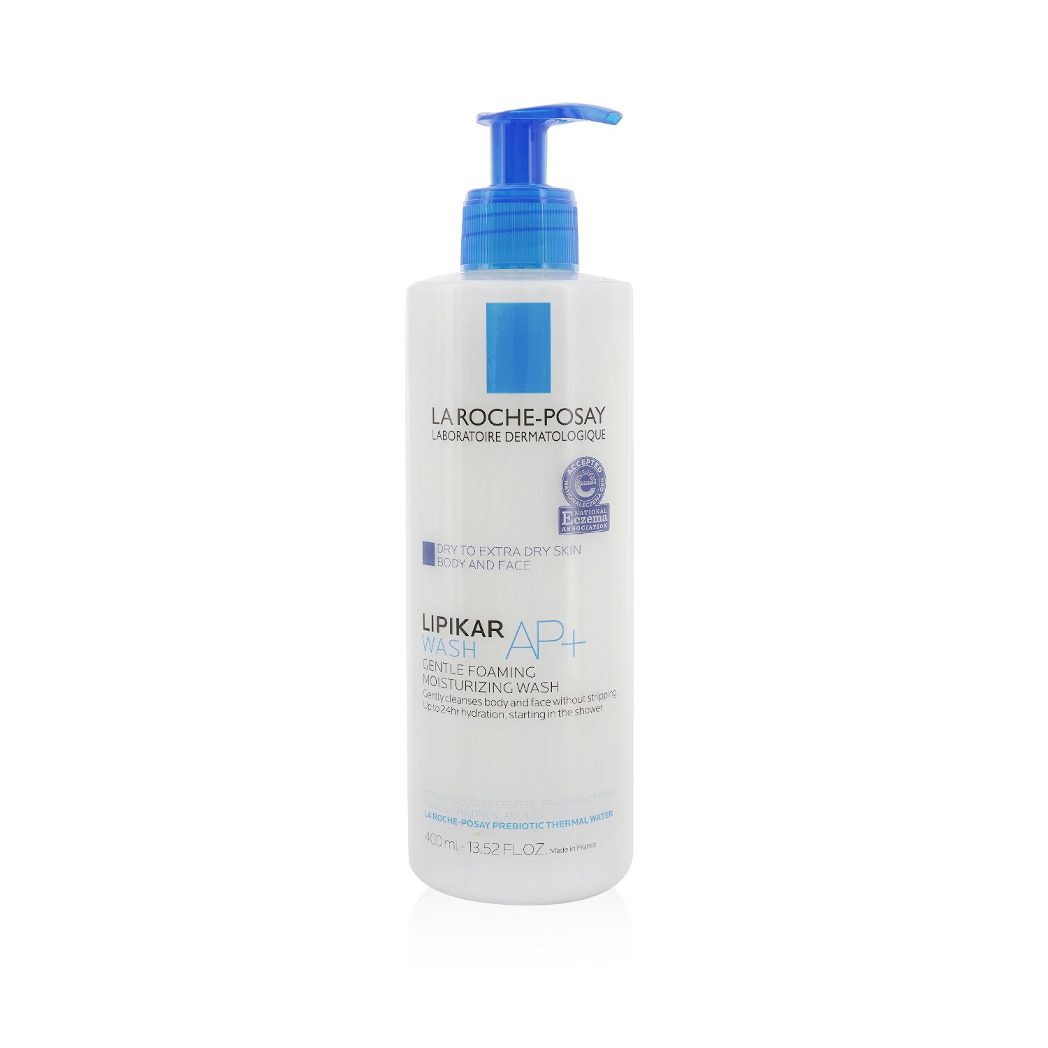 La Roche Posay Lipikar AP+ Wash Gentle Foaming Mositurizing Wash - For Face & Body 400ml/13.52oz