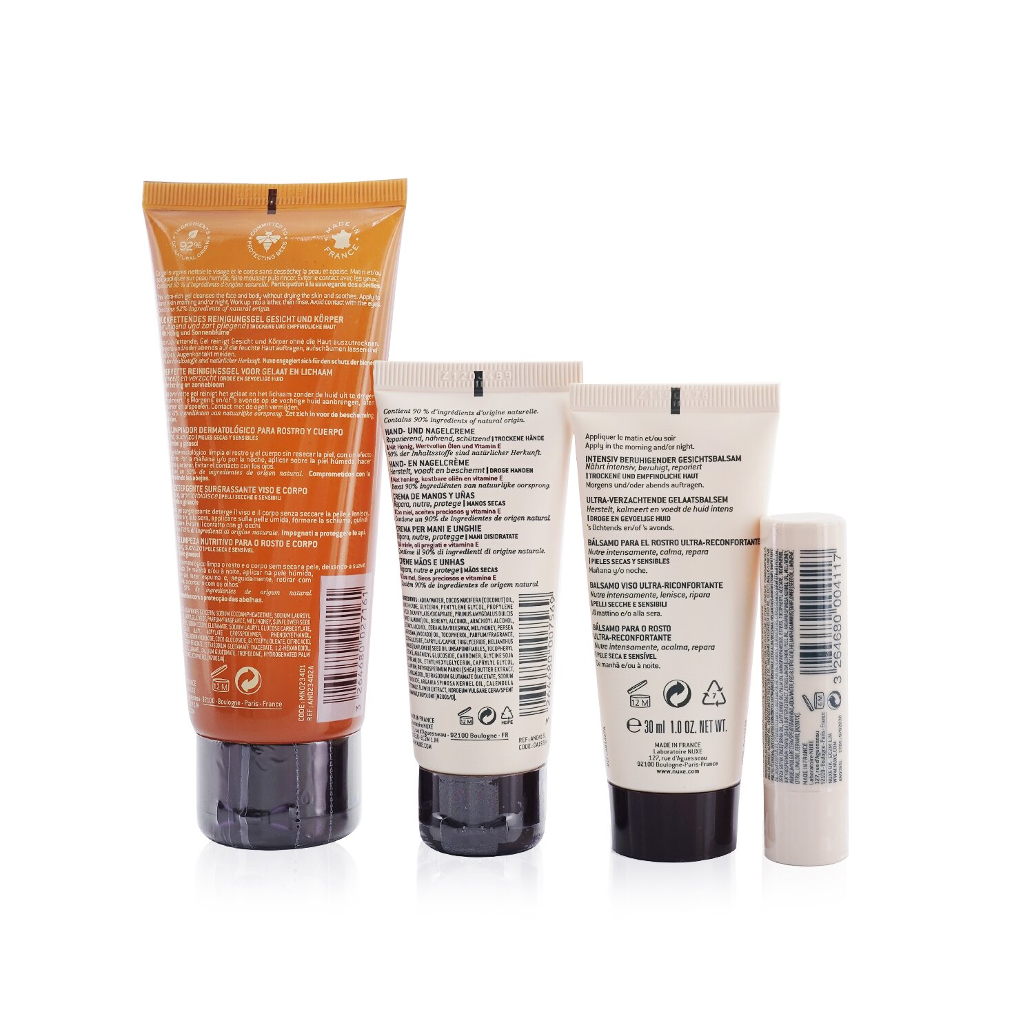 Nuxe My Nourishing Honey Kit 4pcs
