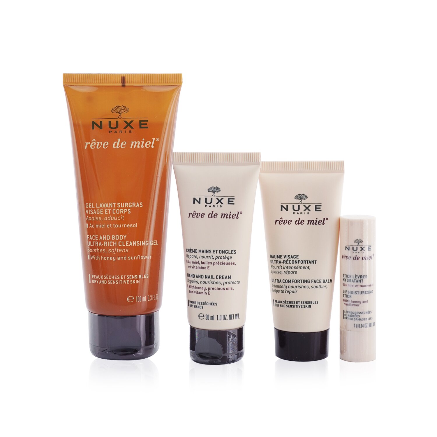 Nuxe My Nourishing Honey Kit 4pcs