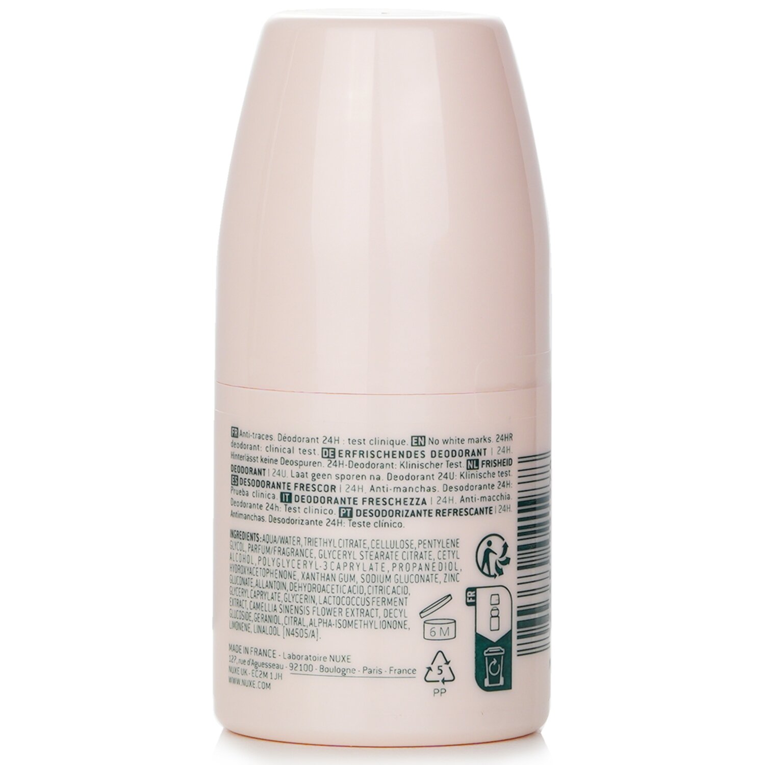 Nuxe Nuxe Body Reve De The Fresh-Feel Dezodorant 24 godz 50ml/1.6oz
