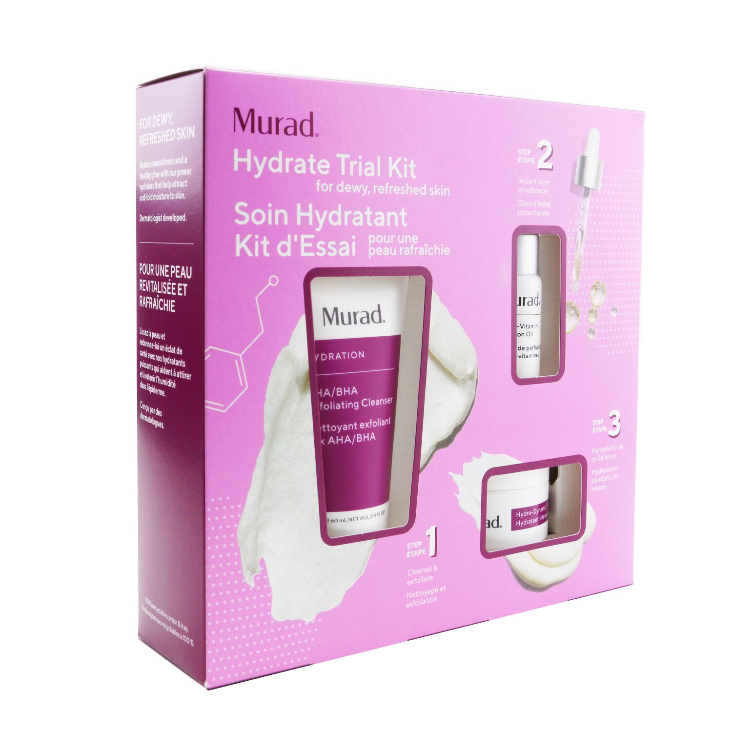Murad Hydrate Trial Kit 3pcs