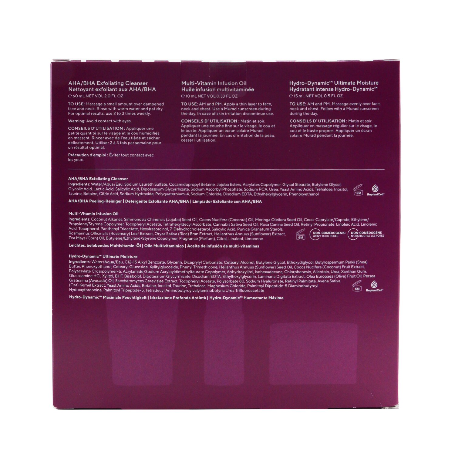 Murad Hydrate Trial Kit 3pcs