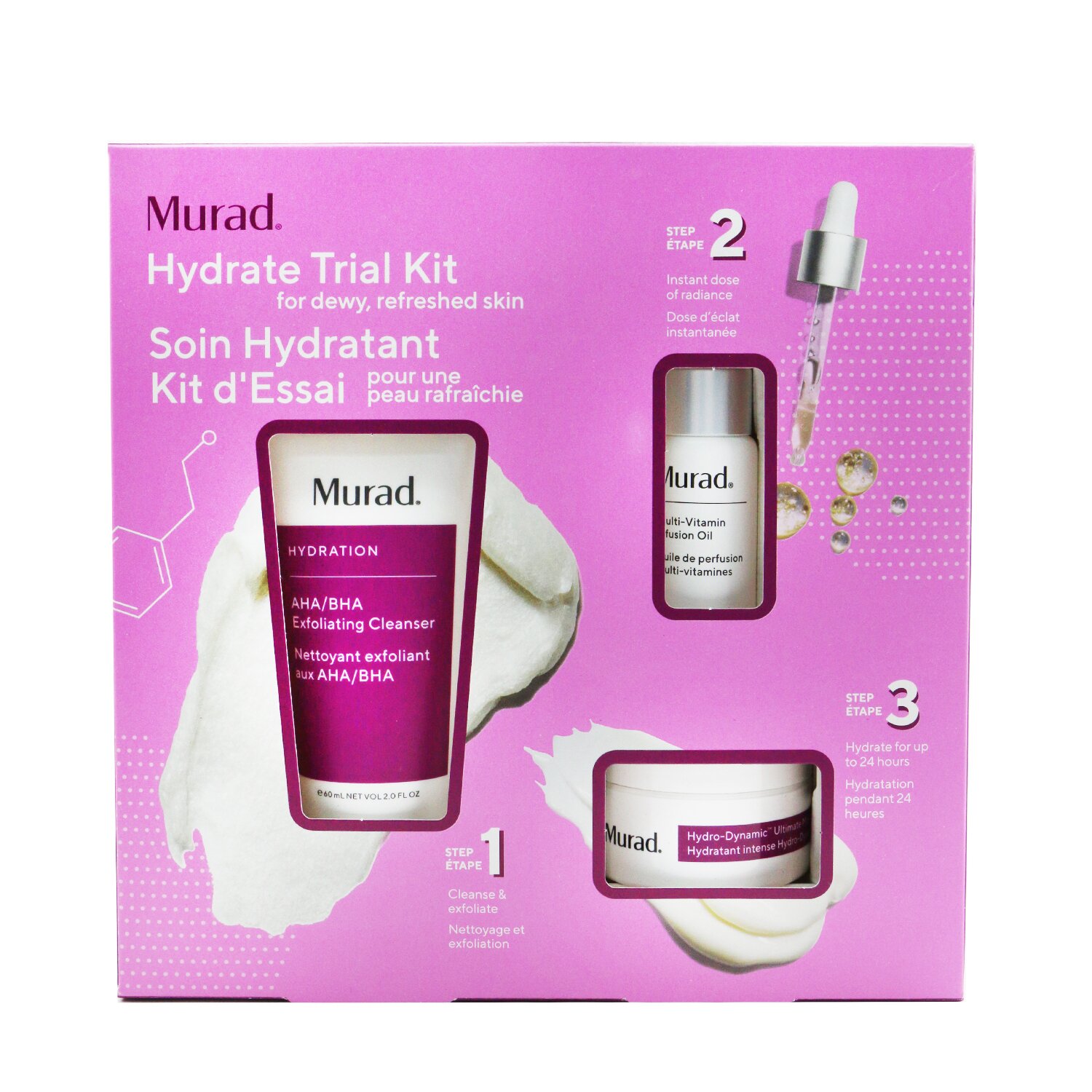 Murad Hydrate Trial Kit 3pcs