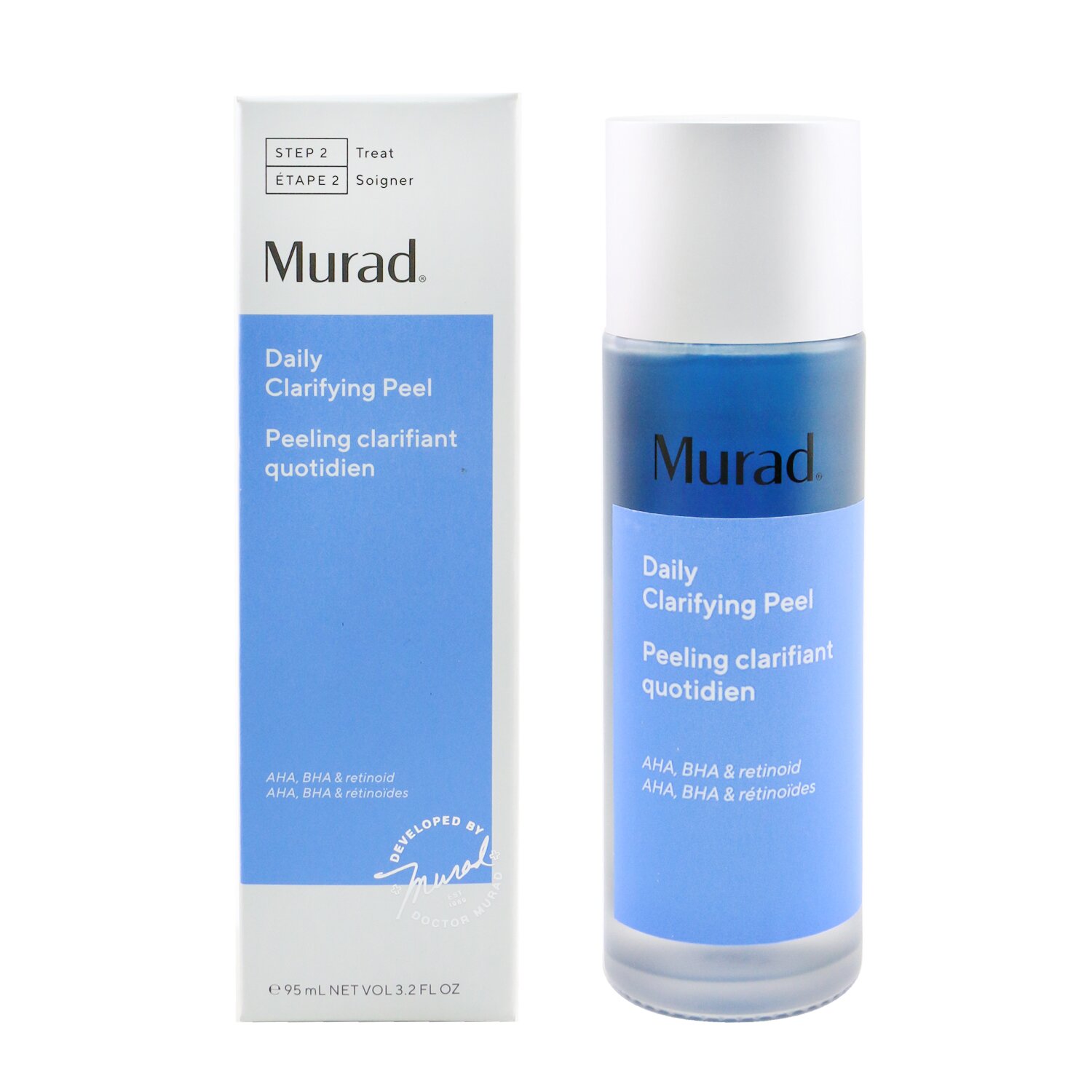 Murad AHA/BHA & Retinoid Ежедневный Очищающий Пилинг 95ml/3.2oz