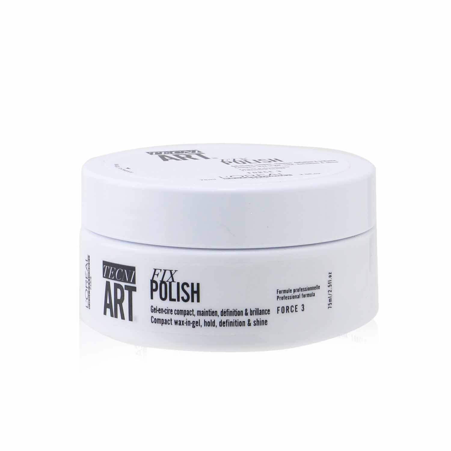 L'Oreal Professionnel Tecni.Art Fix Polish (Compact Wax-in-Gel, Hold, Definition & Shine - Force 3) 75ml/2.5oz