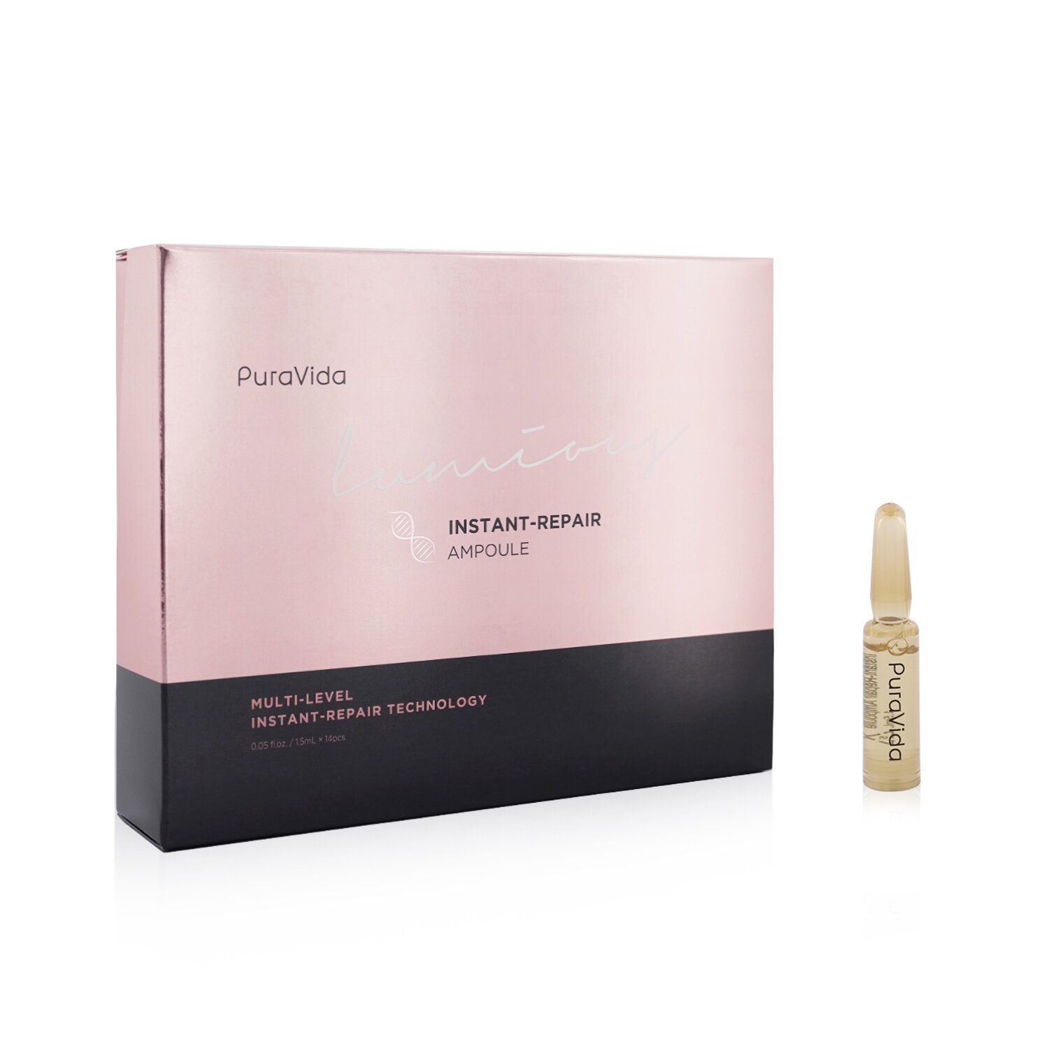 KISS ME PuraVida Renewal Instant Repair Ampoule 14x1.5ml/0.05oz