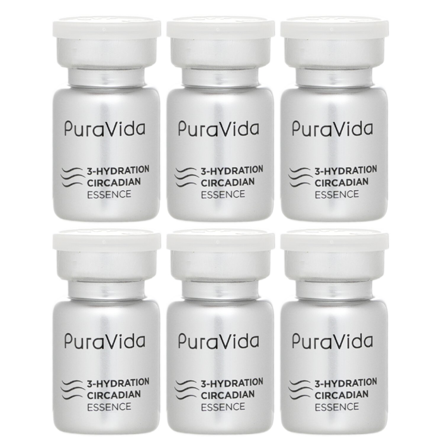 KISS ME PuraVida 3 Hydration Circadian Essence 6x5ml/0.17oz