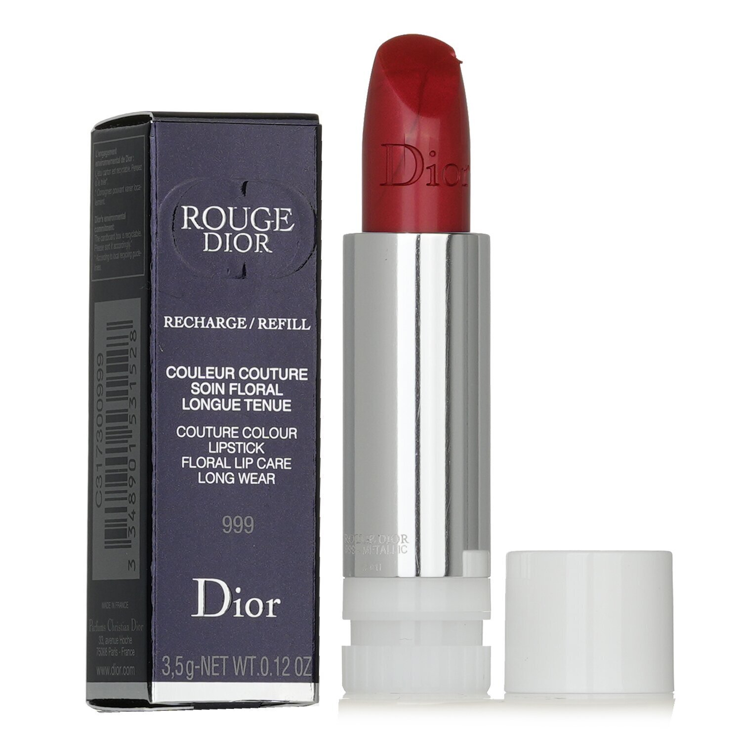 Christian Dior Rouge Dior Couture Colour Refillable Lipstick Refill 3.5g/0.12oz