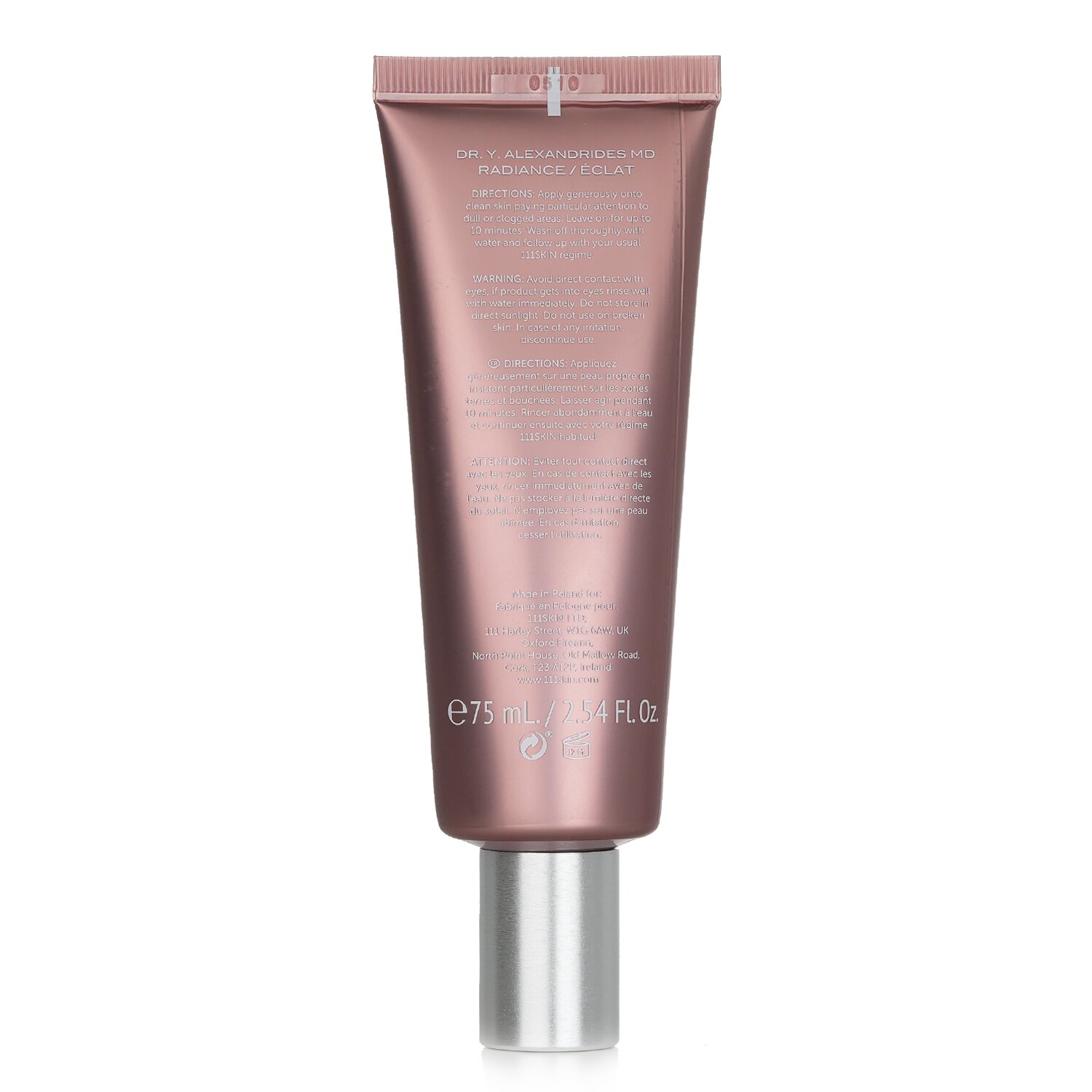 111skin Rose Quartz Exfoliating Mask 75ml/2.54oz