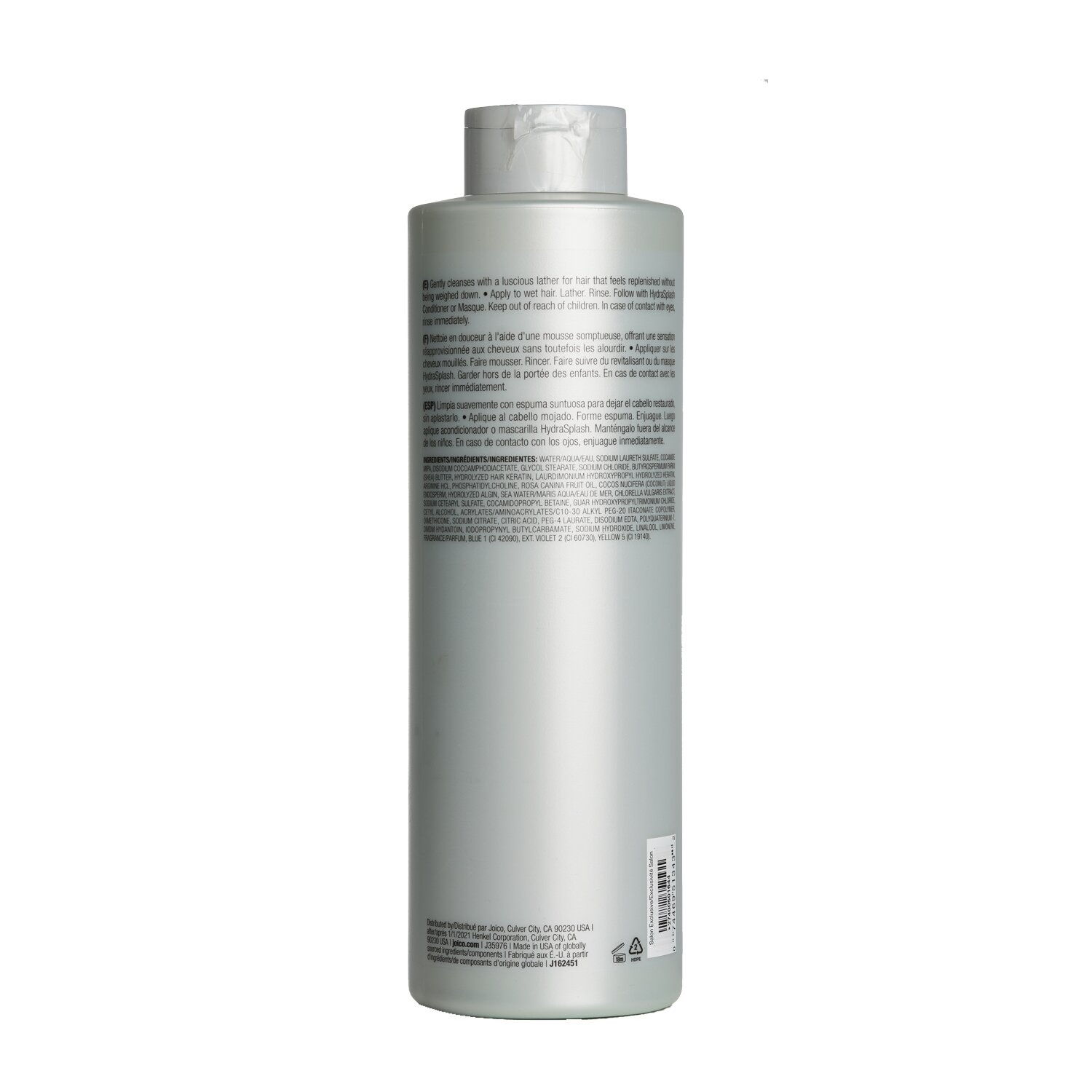 Joico 舟科  HydraSplash Hydrating Shampoo - For Fine/ Medium, Dry Hair (Cap Slightly Damaged) 1000ml/33.8oz