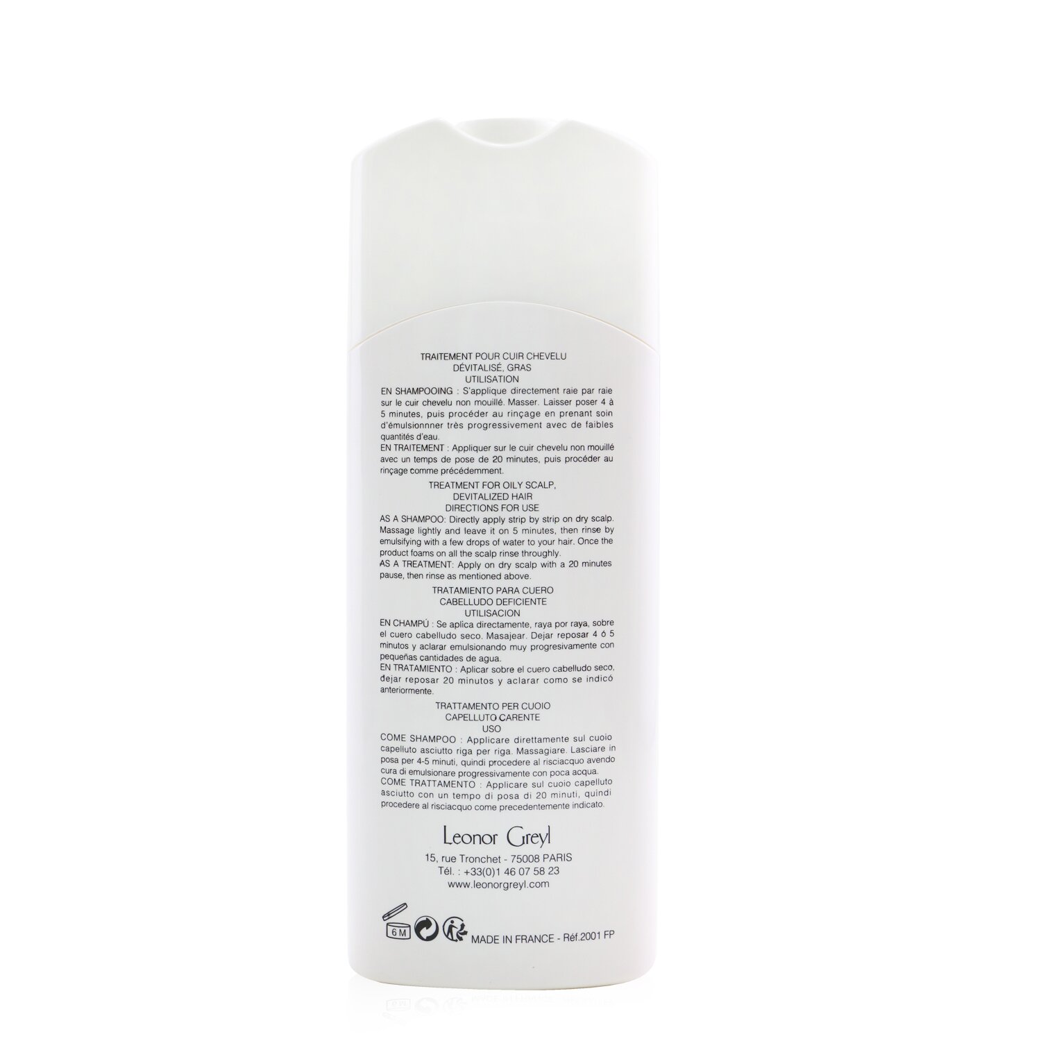 Leonor Greyl Huile Germe De Ble Deep Washing Treatment For Devitalized Hair & Oily Scalps 200ml/6.7oz