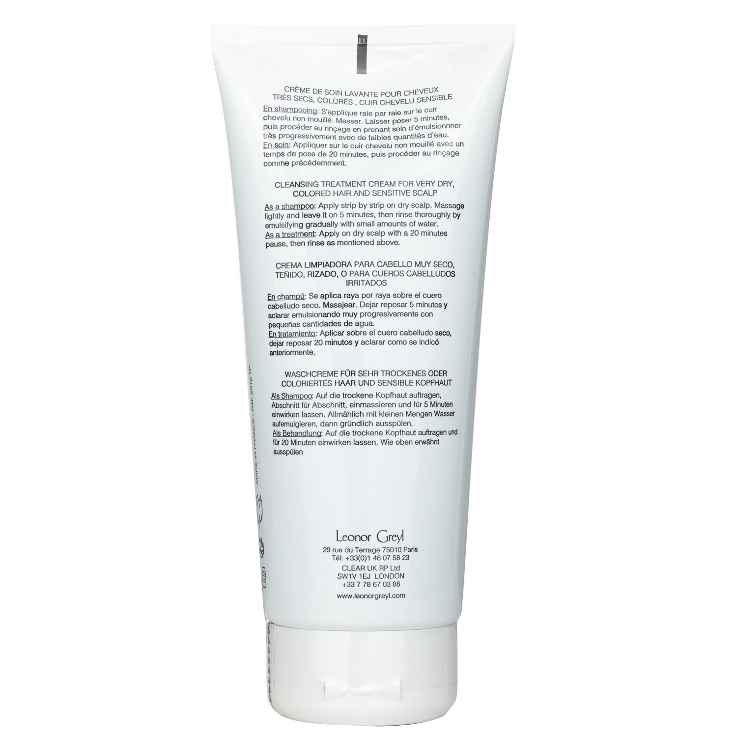 Leonor Greyl Creme Aux Fleurs Cleansing Treatment Cream Shampoo (For Very Dry Hair & Sensitive Scalp) 200ml/7oz