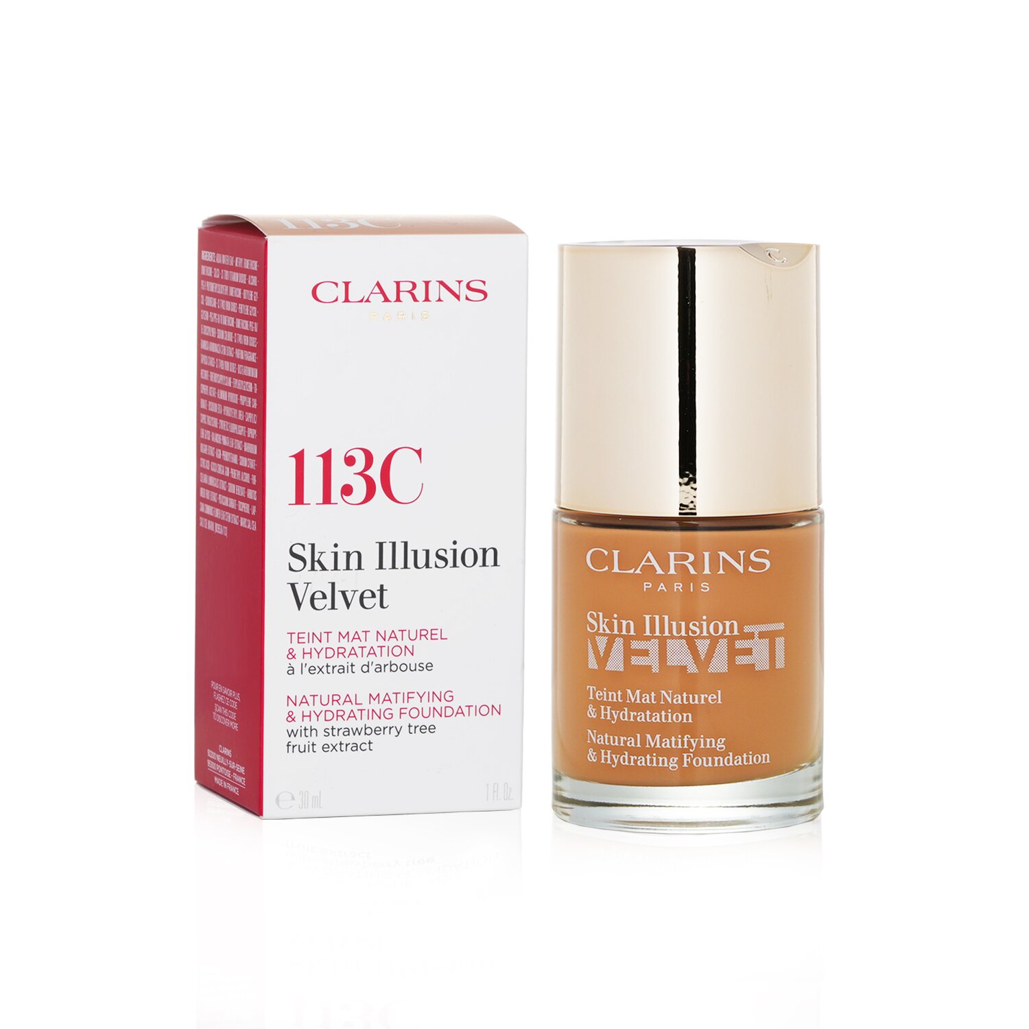 Clarins Skin Illusion Velvet Natural Matifying & Hydrating Foundation 30ml/1oz