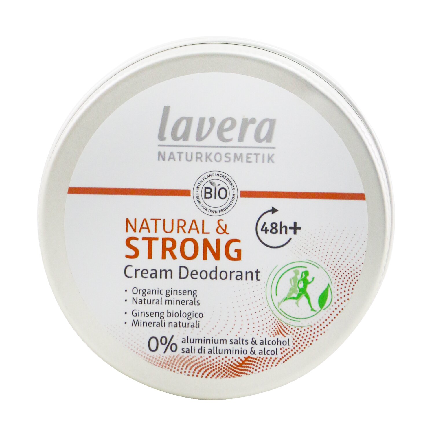 Lavera Natural & Strong Cream Deodorant- With Organic Ginseng 50ml/1.7oz