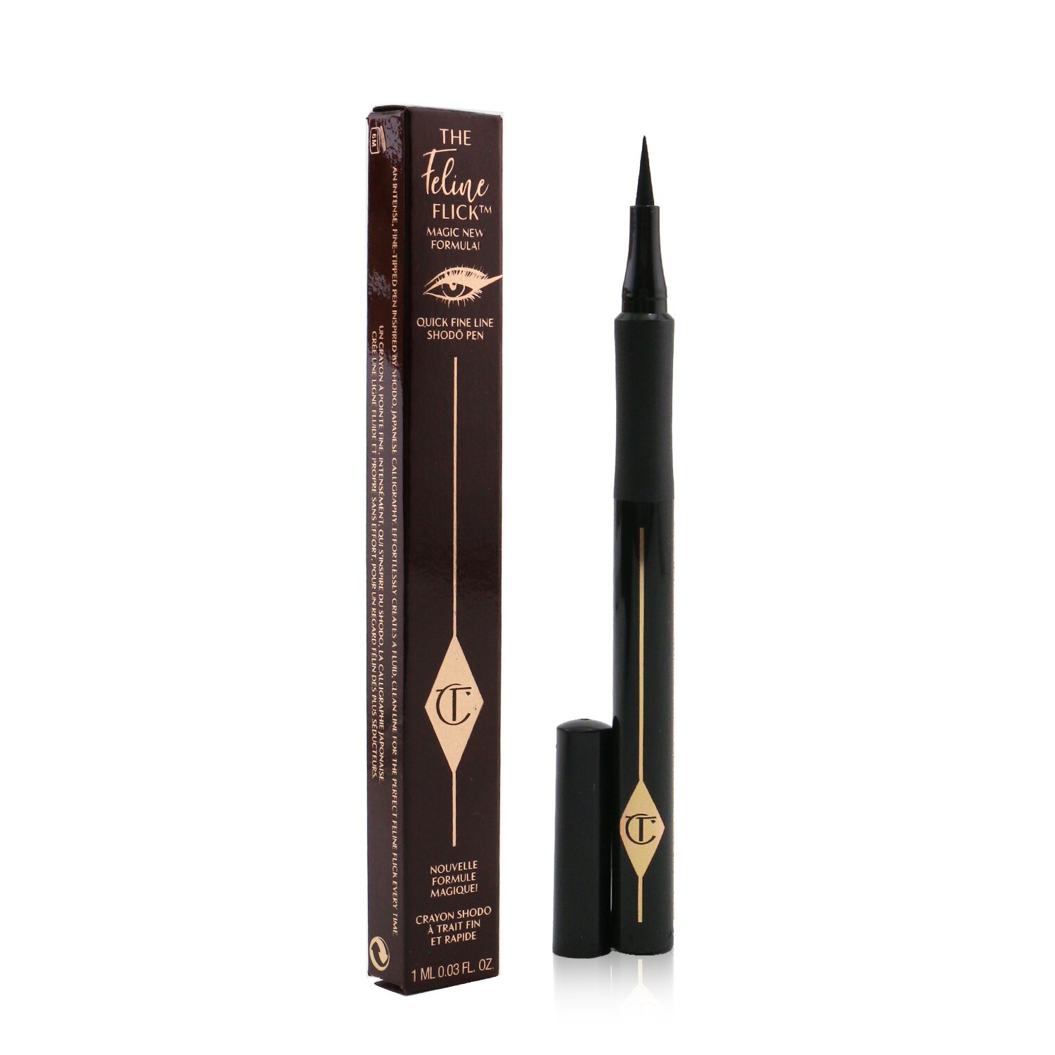 Charlotte Tilbury The Feline Flick Quick Fine Line Shodo Pen 1ml/0.03oz