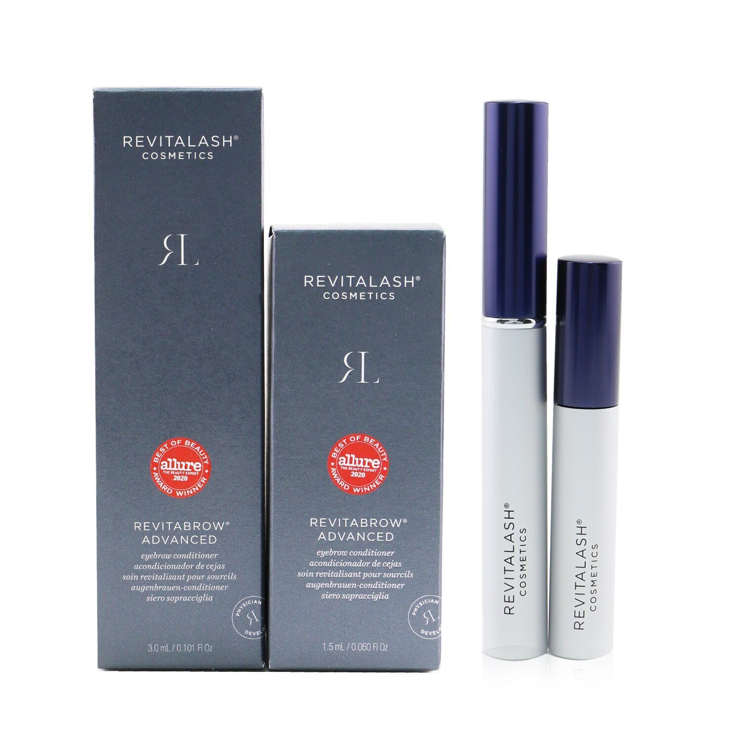 RevitaLash RevitaBrow Advanced Eyebrow Conditioner (3ml + 1.5ml) 2pcs