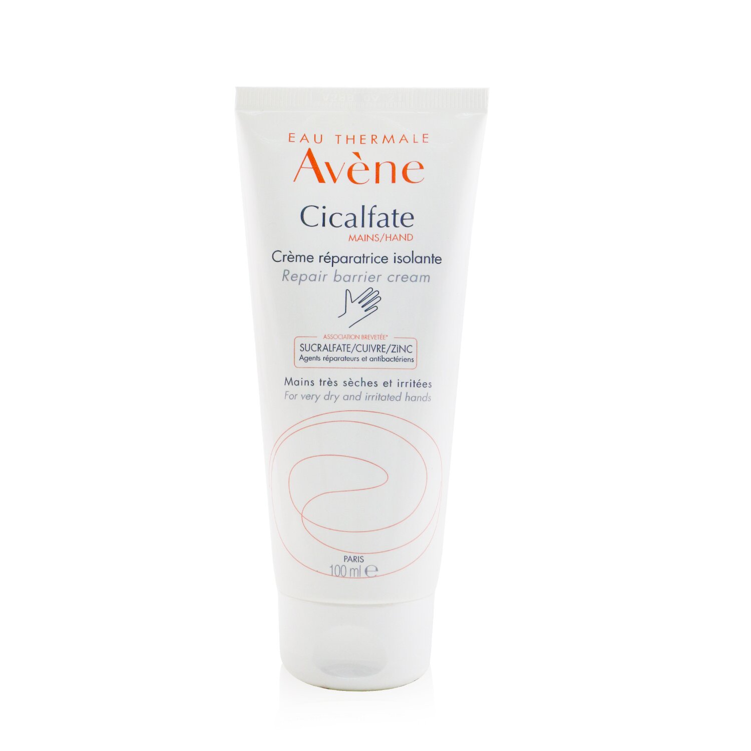 Avene Cicalfate HAND Repair Barrier Cream - For Very Dry & Irritated Hands 100ml/3.3oz
