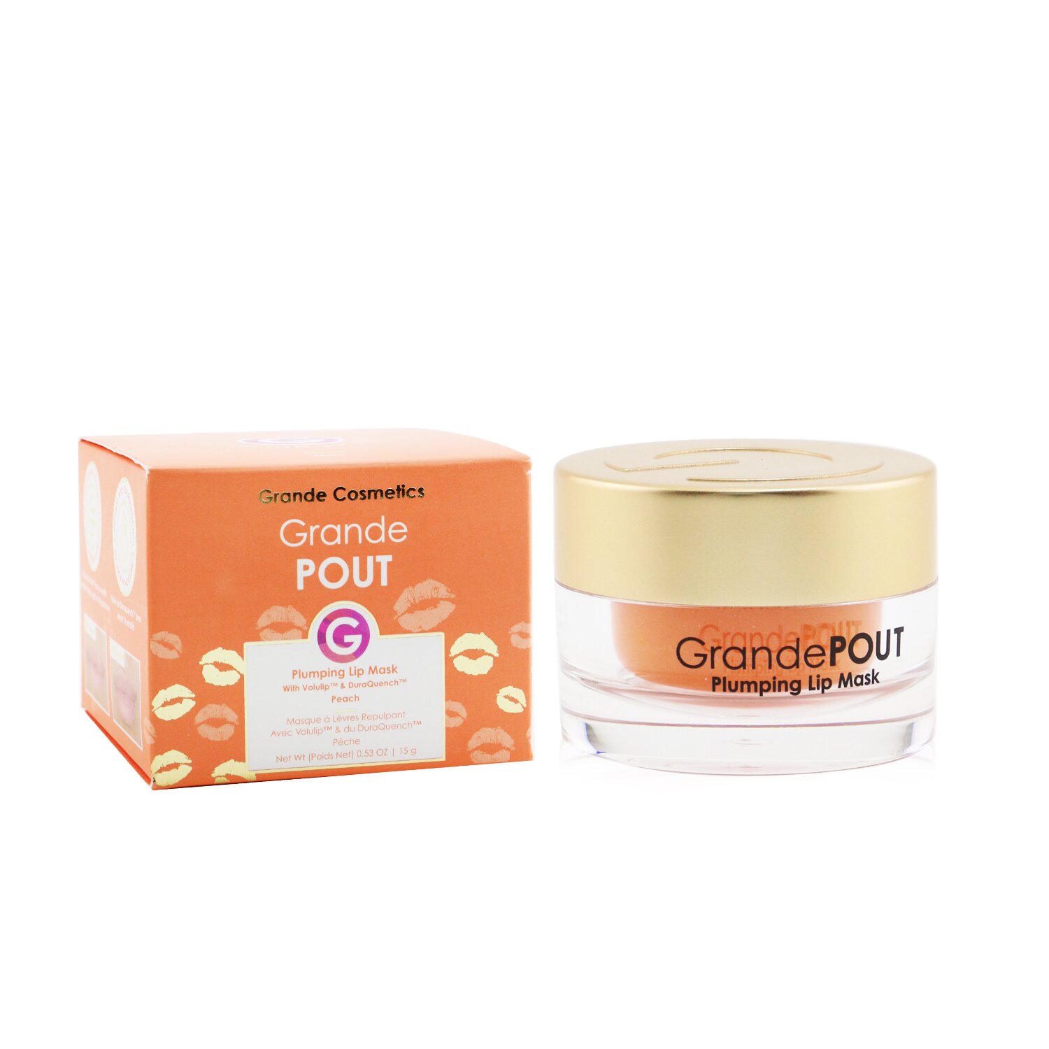 Grande Cosmetics (GrandeLash) GrandePOUT Plumping Lip Mask - Peach 15g/0.5oz