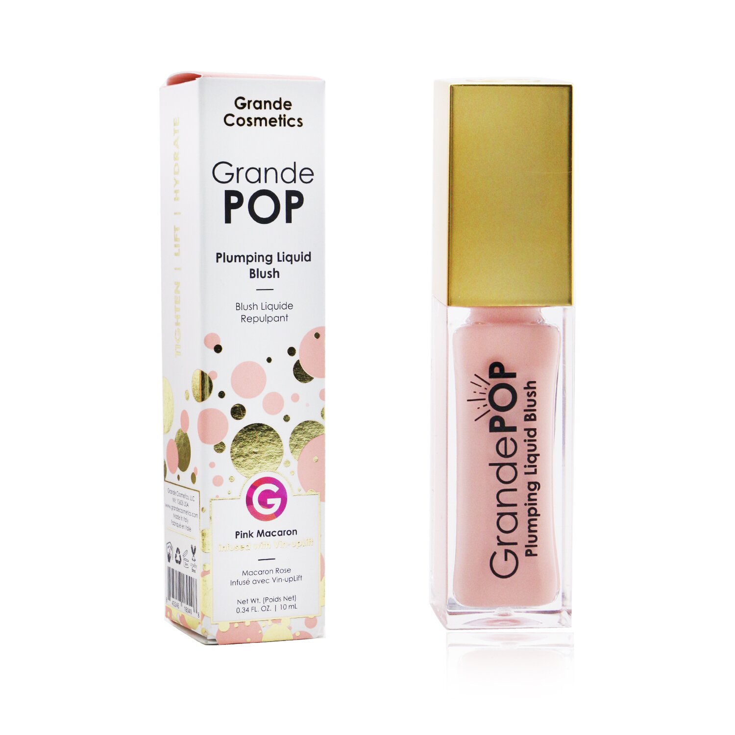 Grande Cosmetics (GrandeLash) GrandePOP Plumping Liquid Blush 10ml/0.34oz
