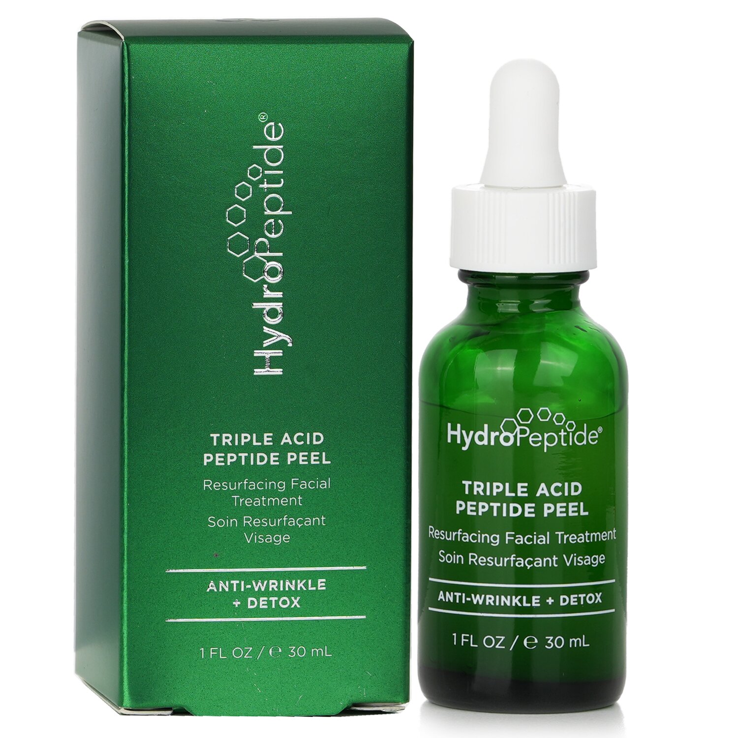 HydroPeptide Triple Acid Peptide Peel Resurfacing Facial Treatment 30ml/1oz