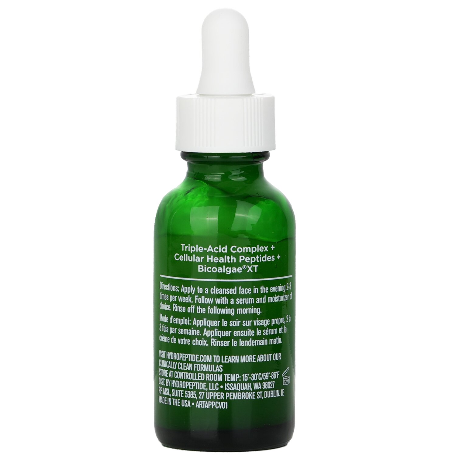 HydroPeptide Triple Acid Peptide Peel Resurfacing Facial Treatment 30ml/1oz