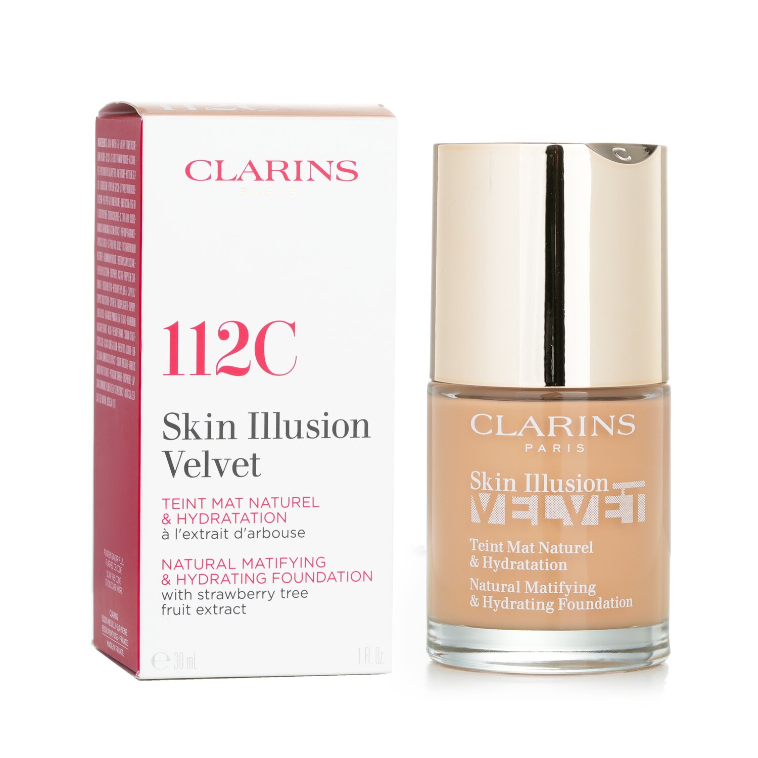Clarins Skin Illusion Velvet Natural Matifying & Hydrating Foundation 30ml/1oz