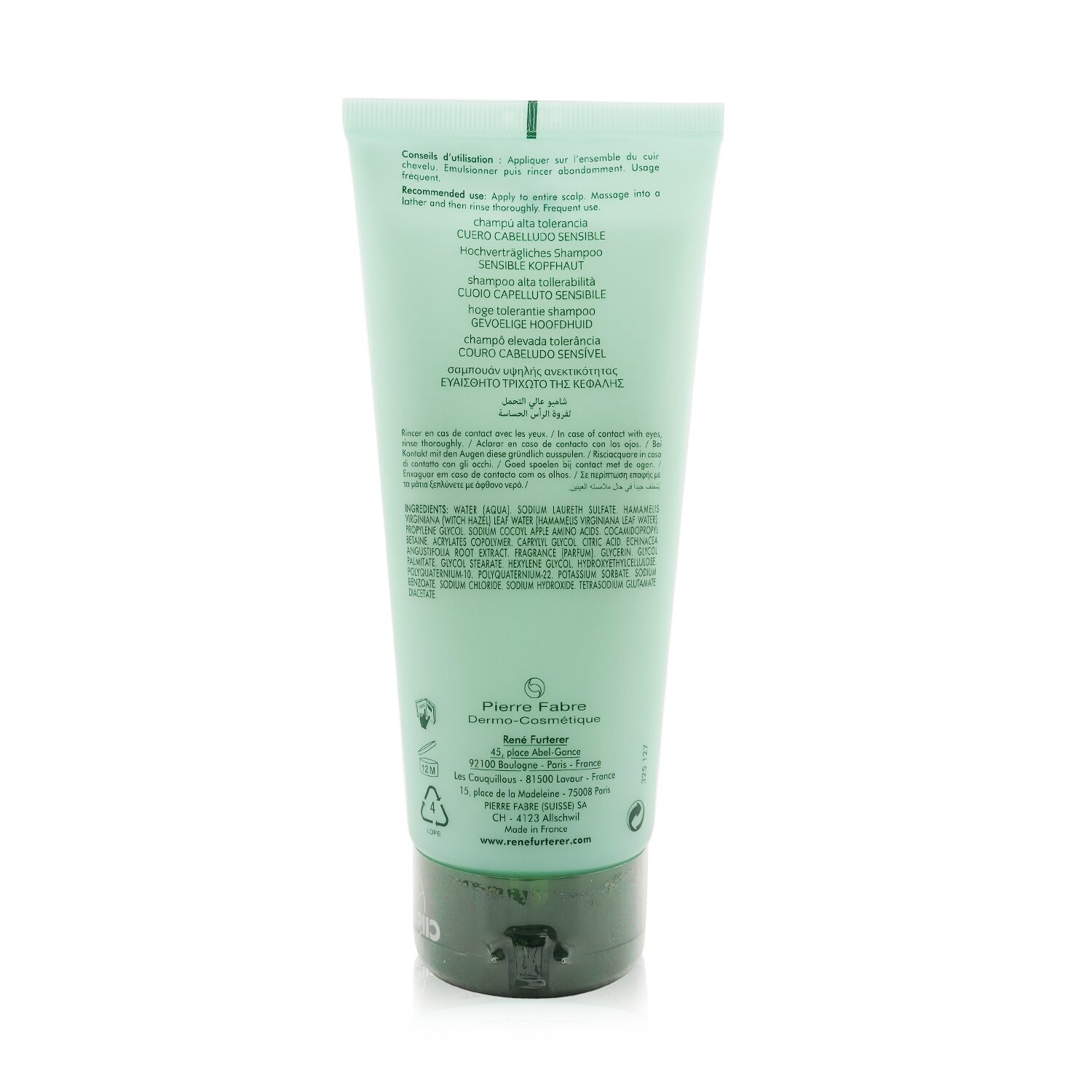 Rene Furterer Astera Sensitive Dermo-Protective Ritual High Tolerance Shampoo - Sensitive Scalp (Box Slightly Damaged) 200ml/6.7oz