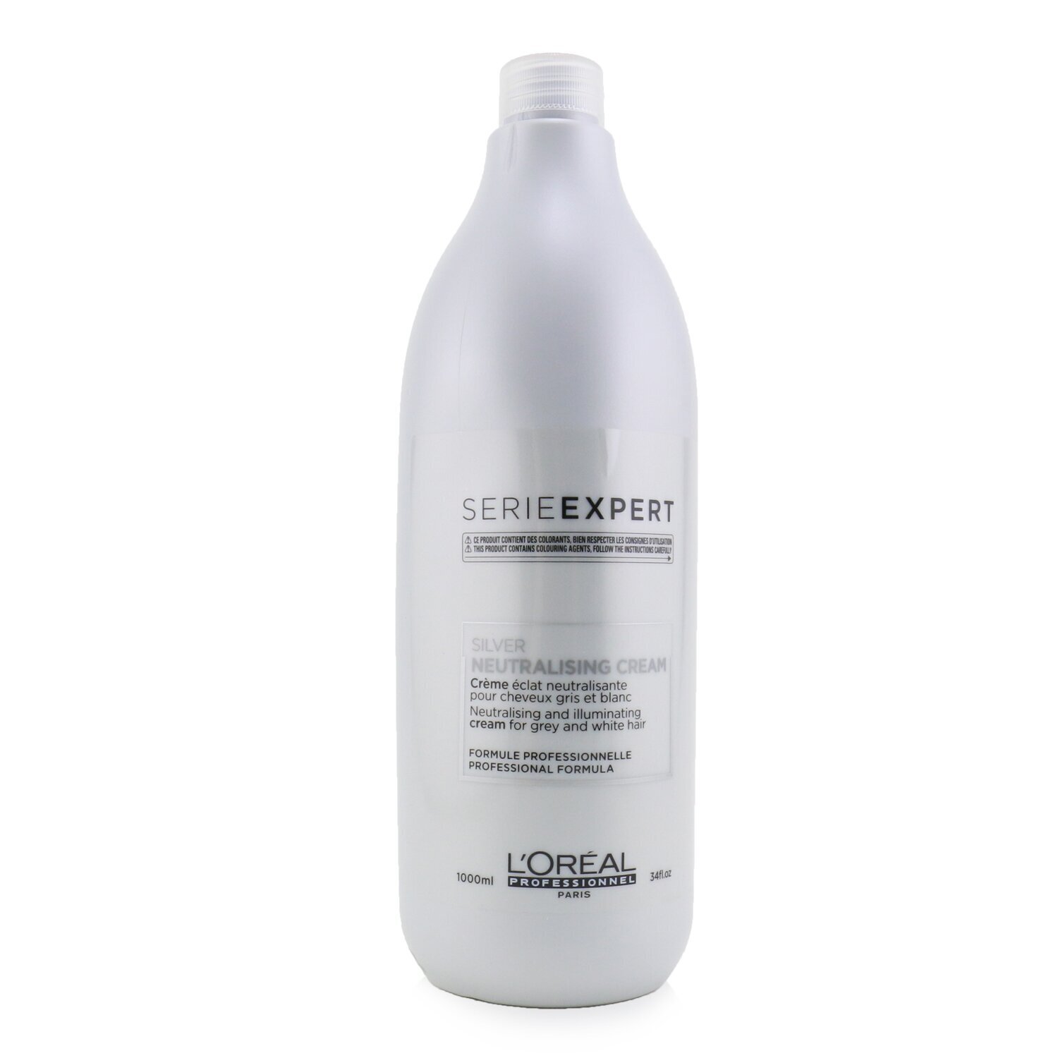 L'Oreal Professionnel Serie Expert - Silver Neutralising and Illuminating Cream (For Grey and White Hair) 1000ml/34oz