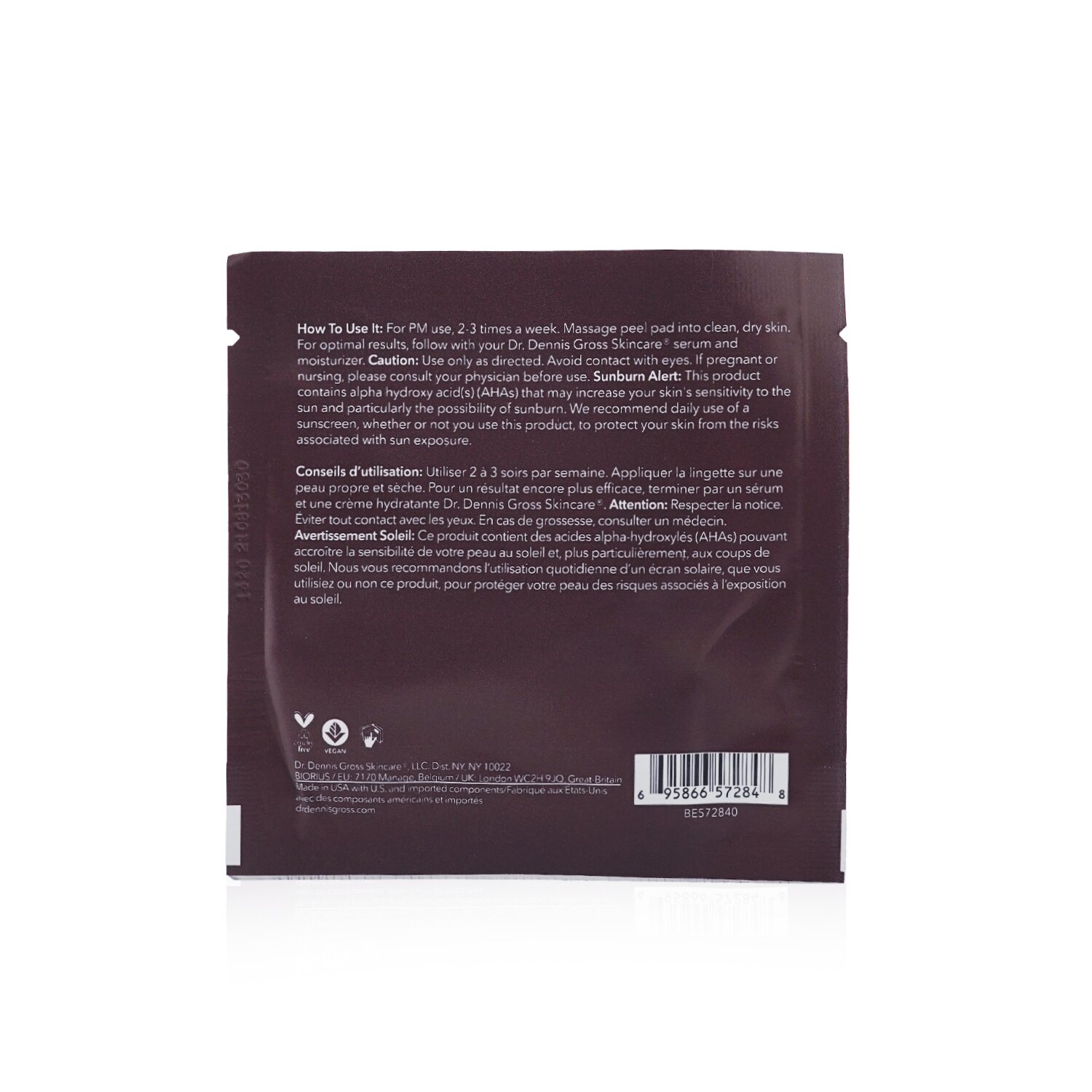 Dr Dennis Gross Advanced Retinol + Ferulic Overnight Texture Renewal Peel 16 Treatments