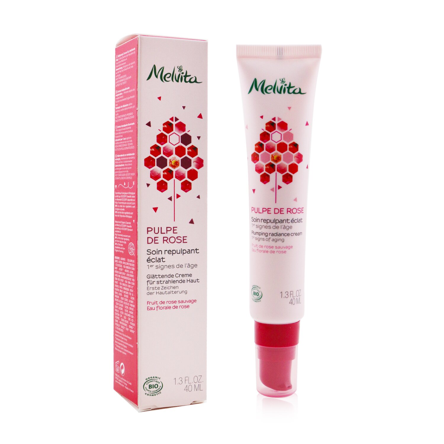 Melvita Pulpe De Rose Plumping Radiance Cream 40ml/1.3oz