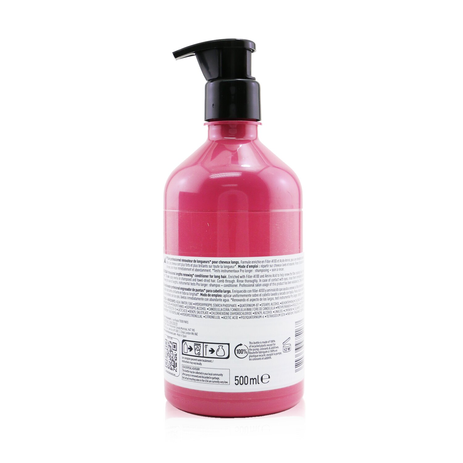 L'Oreal Professionnel Serie Expert - Pro Longer Filler-A100 + Amino Acid Lengths Renewing Conditioner (For Long Hair) 500ml/16.9oz