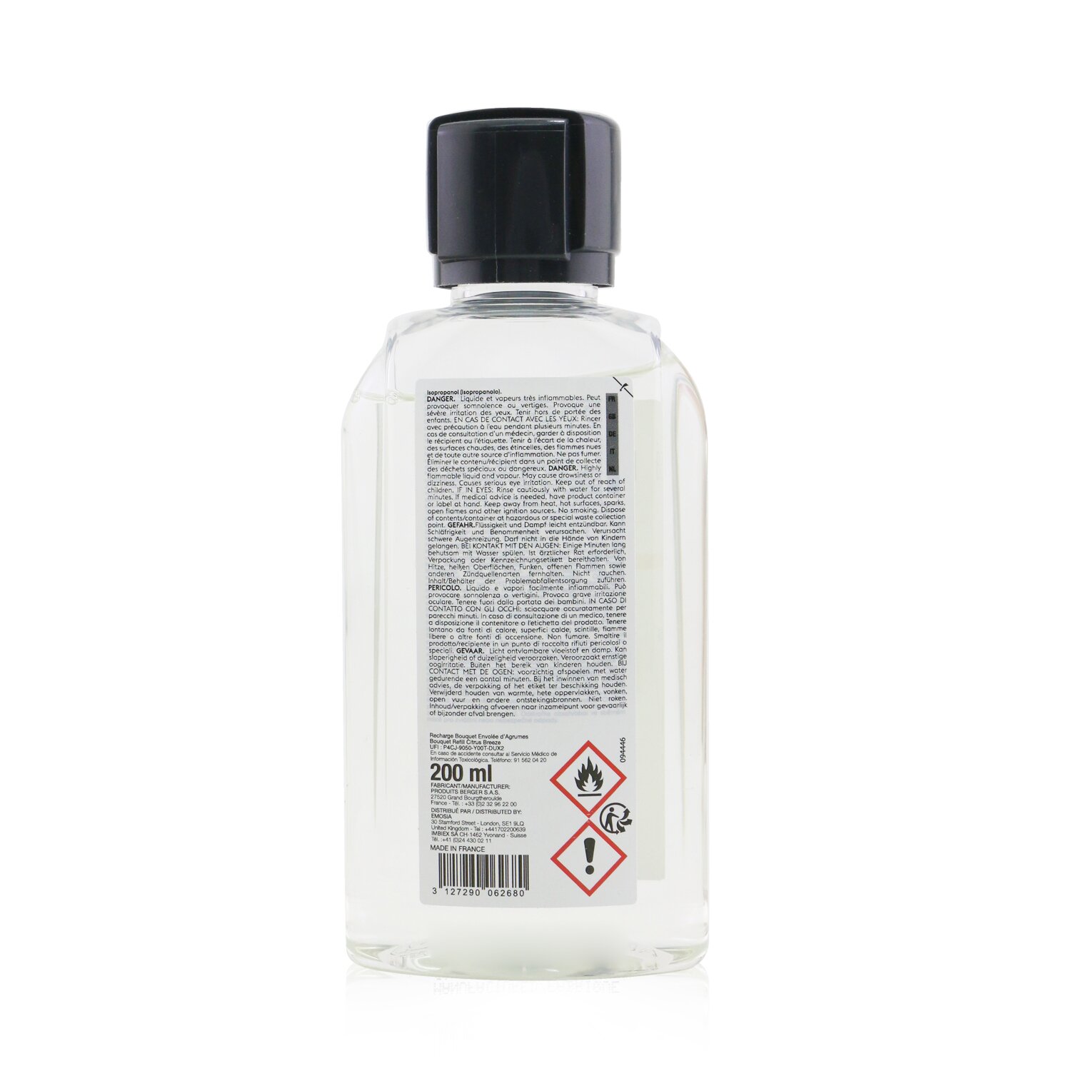 Lampe Berger (Maison Berger Paris) Bouquet Refill - Citrus Breeze 200ml