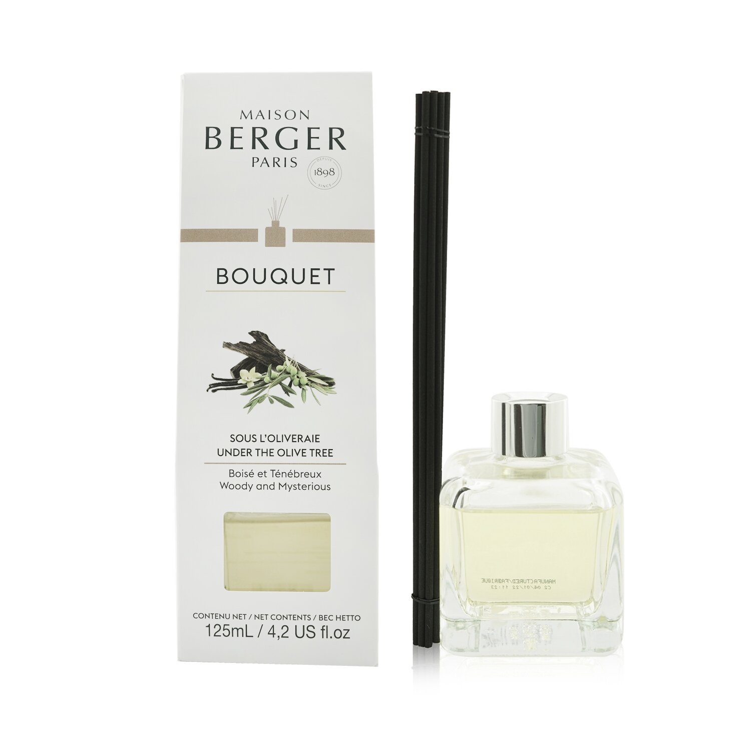 Lampe Berger (Maison Berger Paris) Cube Scented Bouquet - Under The Olive Tree 125m/4.2oz