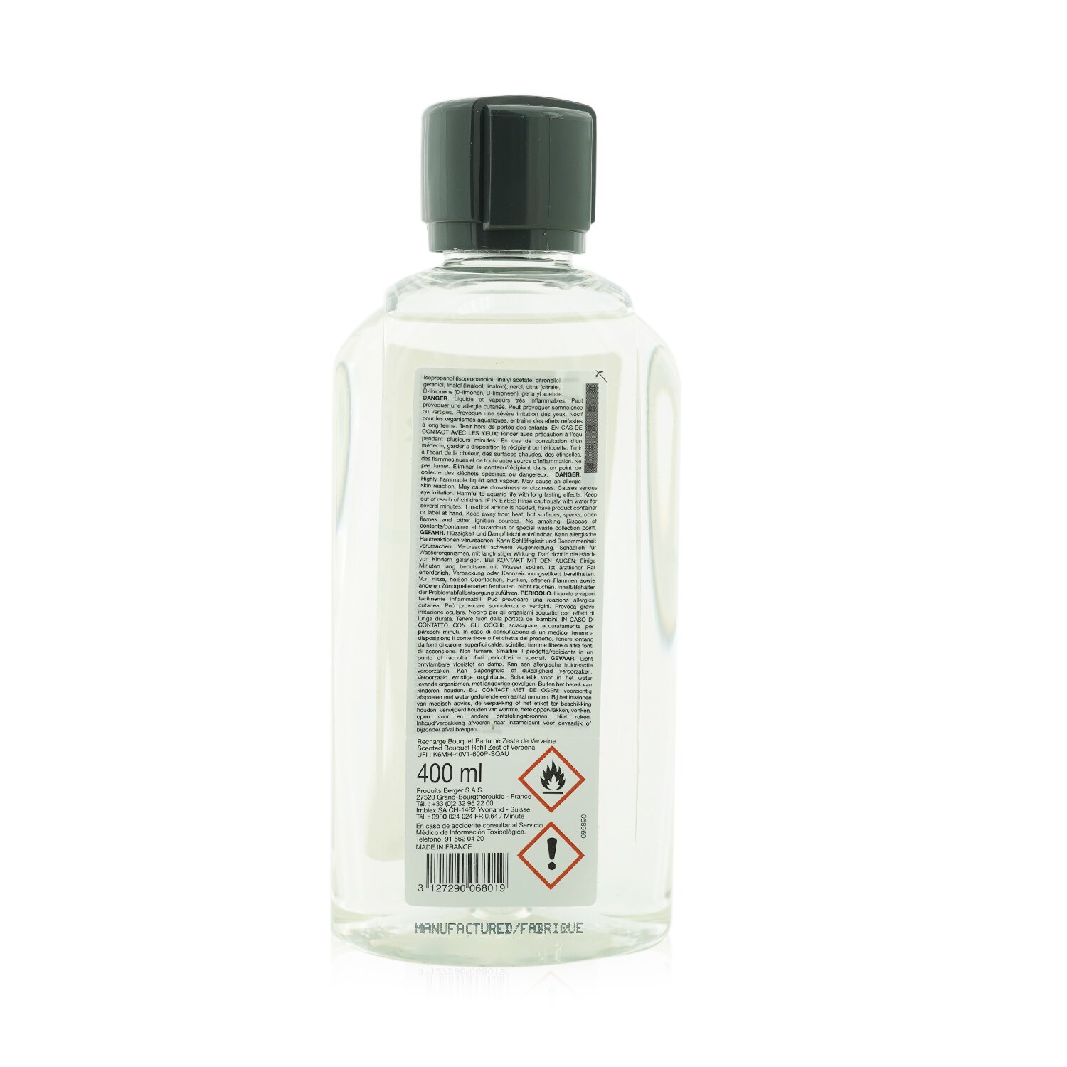 Lampe Berger (Maison Berger Paris) Bouquet Refill - Zest Of Verbena 400ml