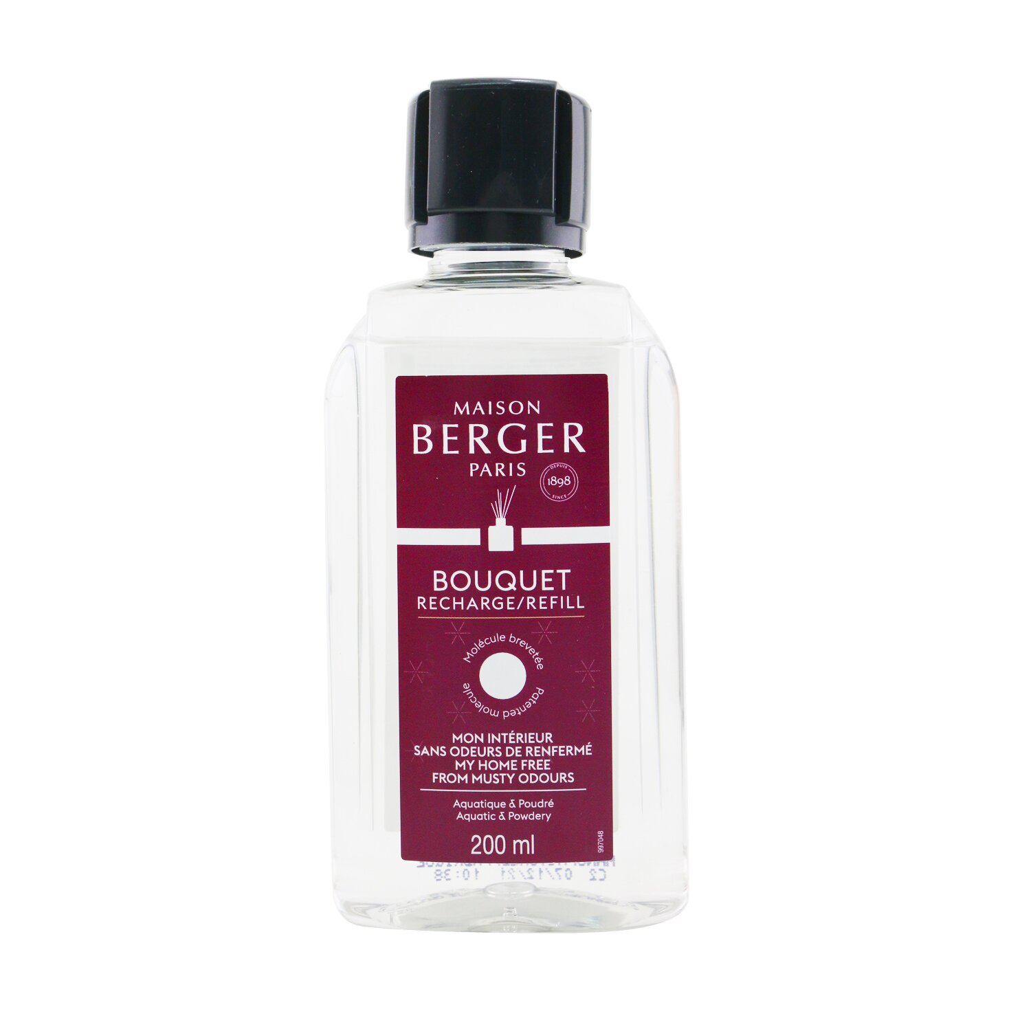 Lampe Berger (Maison Berger Paris) Functional Bouquet Refill - My Home Free From Musty Odours (Aquatic & Powdery) 200ml