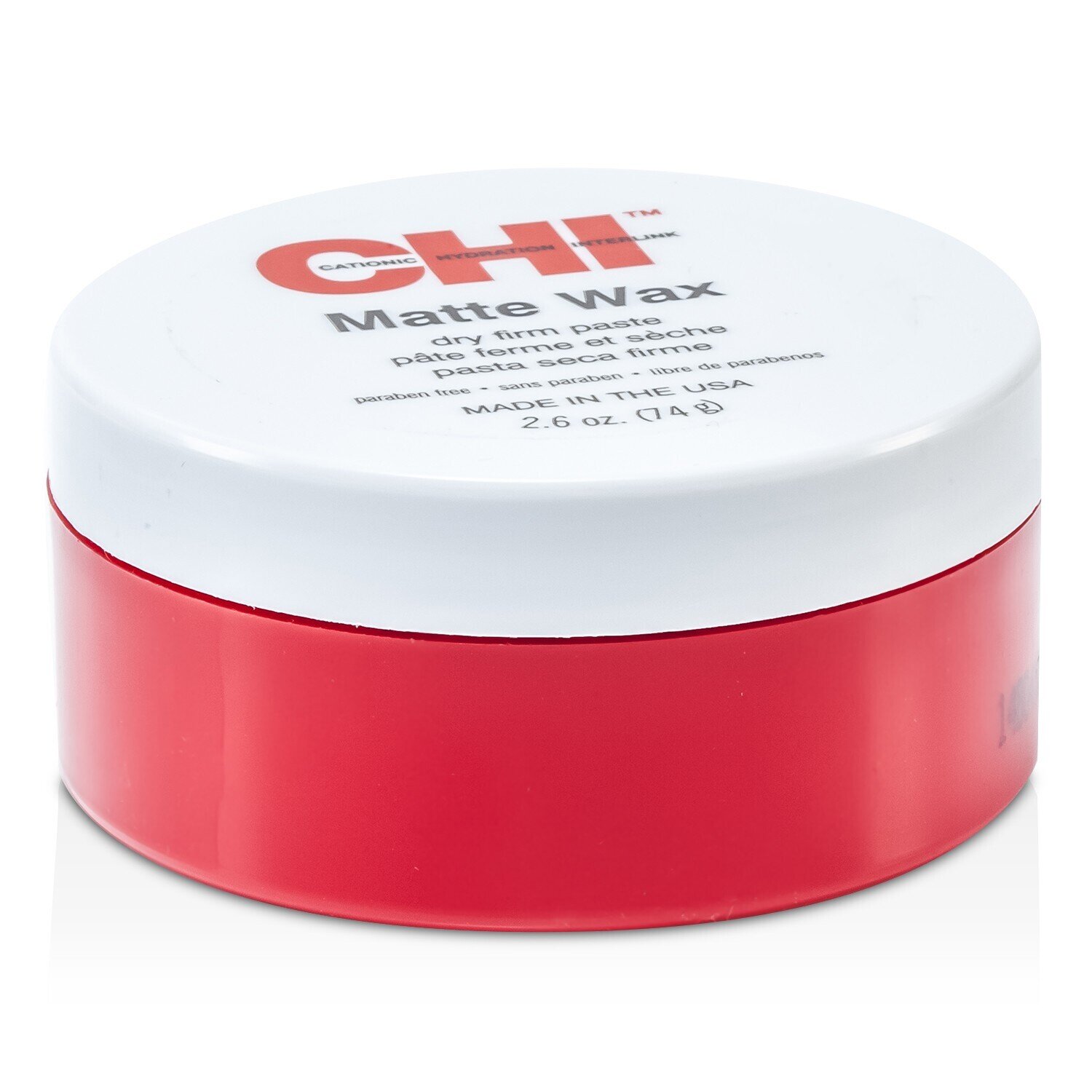 CHI Matte Wax (Dry Firm Paste) (Cap Slightly Damaged) 74g/2.6oz