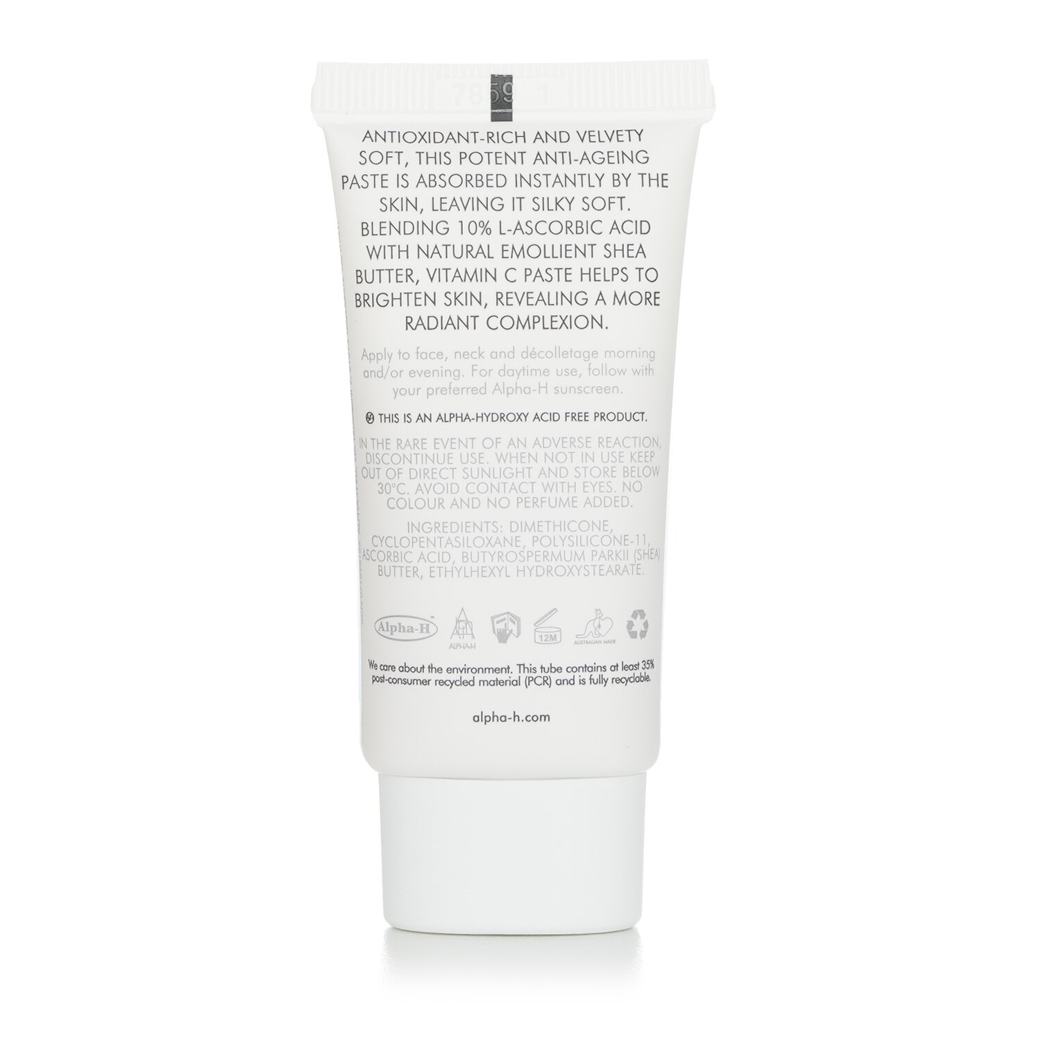 Alpha-H Vitamin C Paste with 10% L-Ascorbic Acid 30ml/1.01oz
