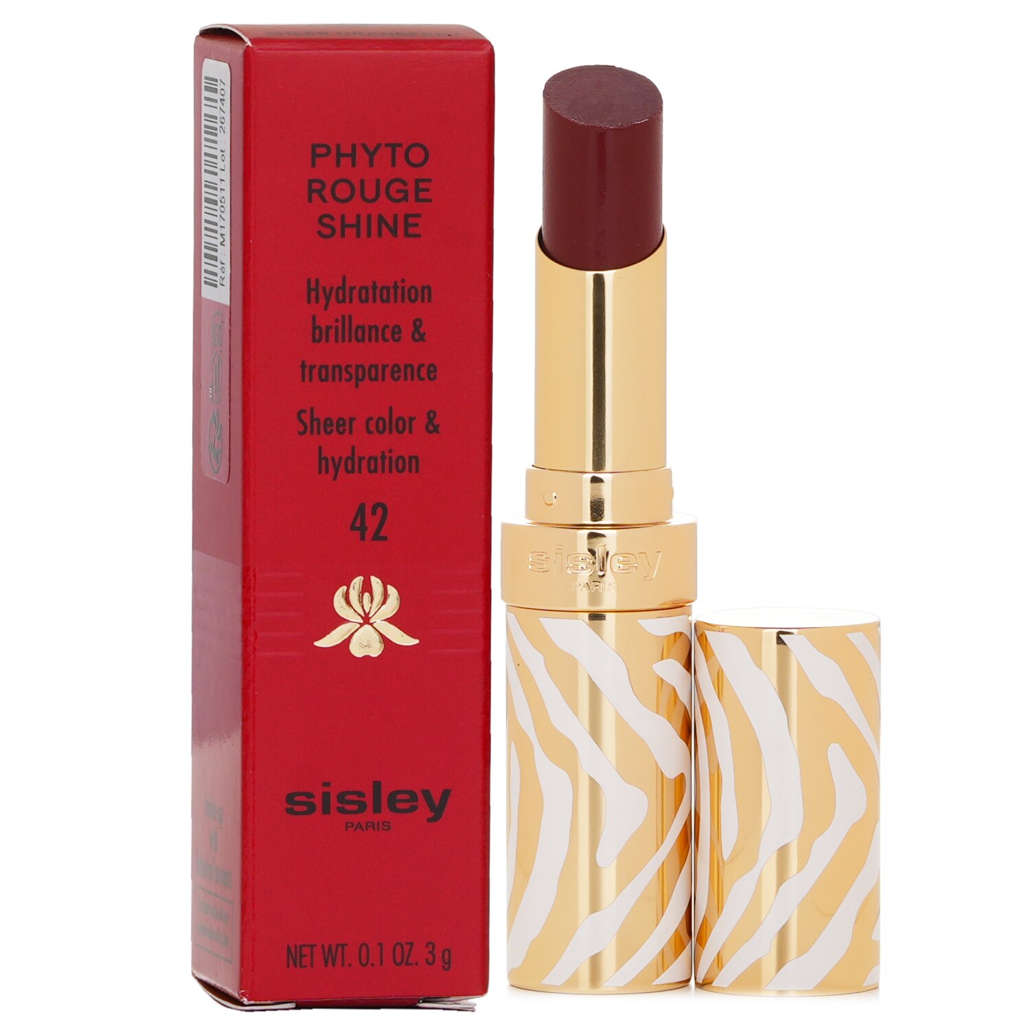 Sisley Phyto Rouge Shine Hydrating Glossy Lipstick 3g/0.1oz