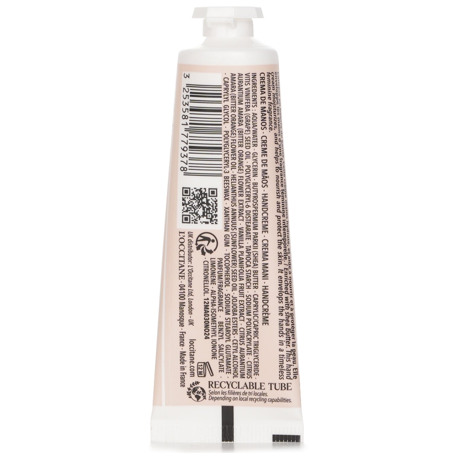 L'Occitane Neroli & Orchidee Hand Cream 30ml/1oz