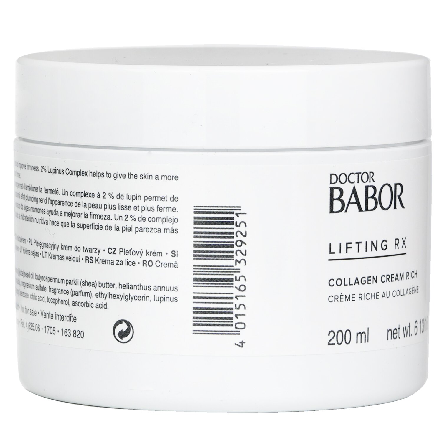 Babor Doctor Babor Lifting Rx Collagen Cream Rich (velikost salonu) 200ml/6.76oz