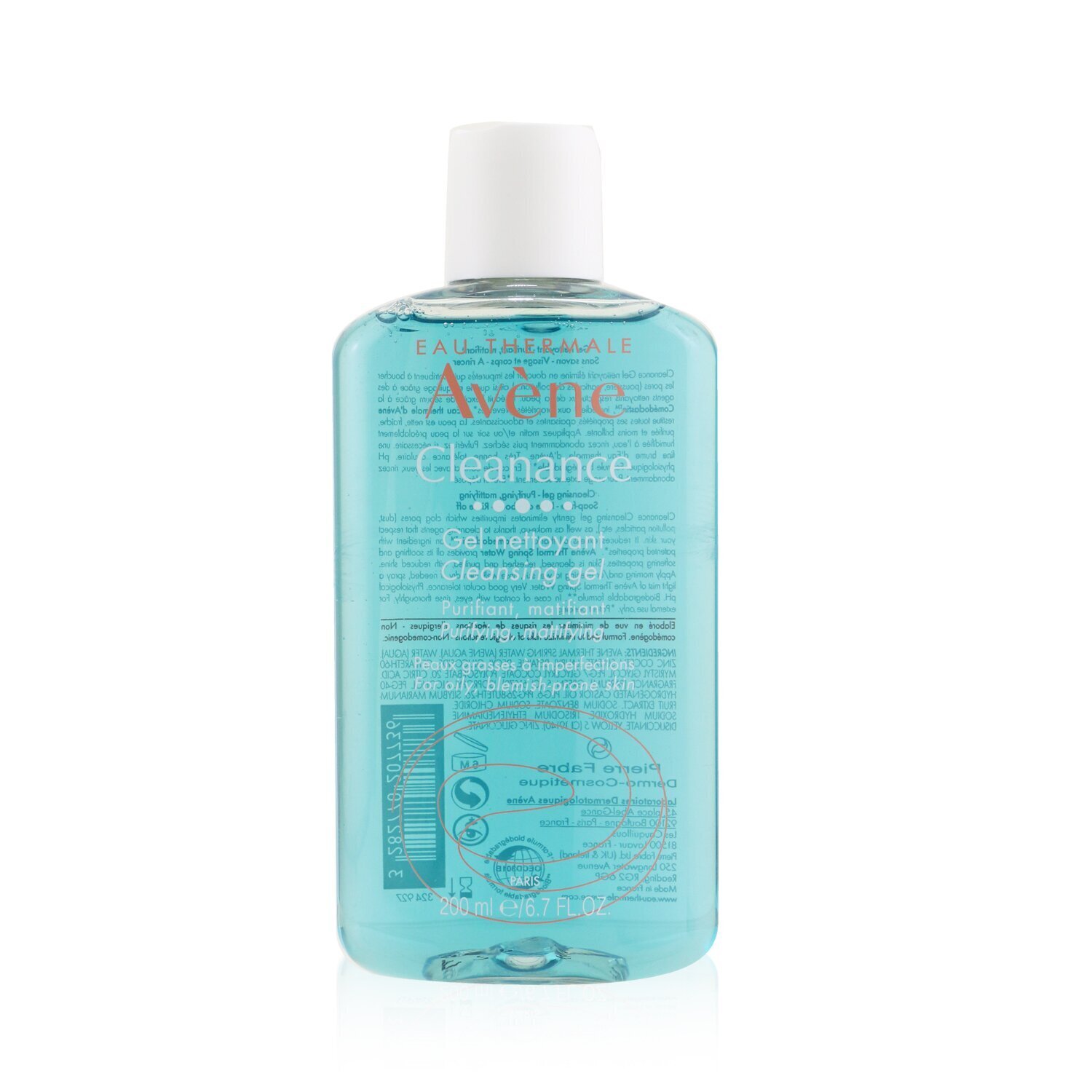Avene Cleanance Cleansing Gel - For Oily, Blemish-Prone Skin 200ml/6.7oz