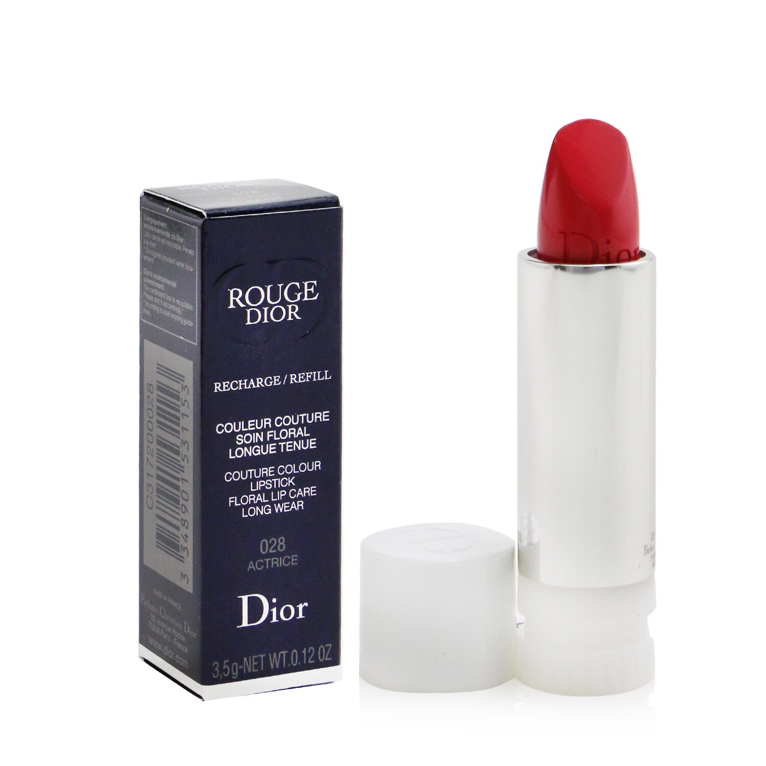 Christian Dior Rouge Dior Couture Colour Refillable Lipstick Refill 3.5g/0.12oz