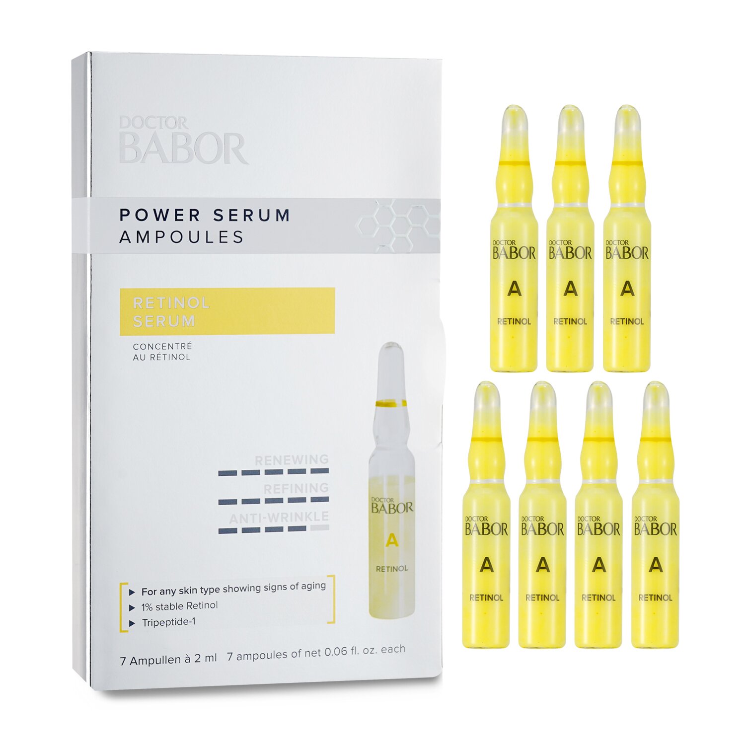 Babor Doctor Babor Power Serum Ampoules - Retinol Serum 7x2ml/0.06oz