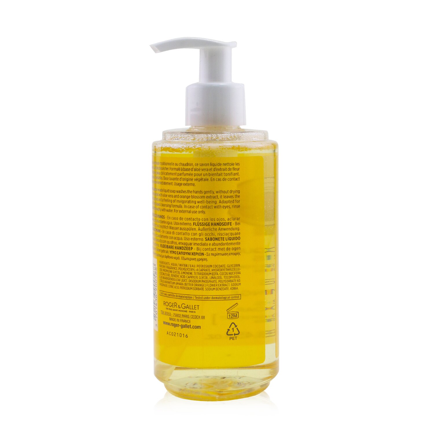 Roger & Gallet Bois d'Orange Hands Liquid Soap 250ml/8.45oz