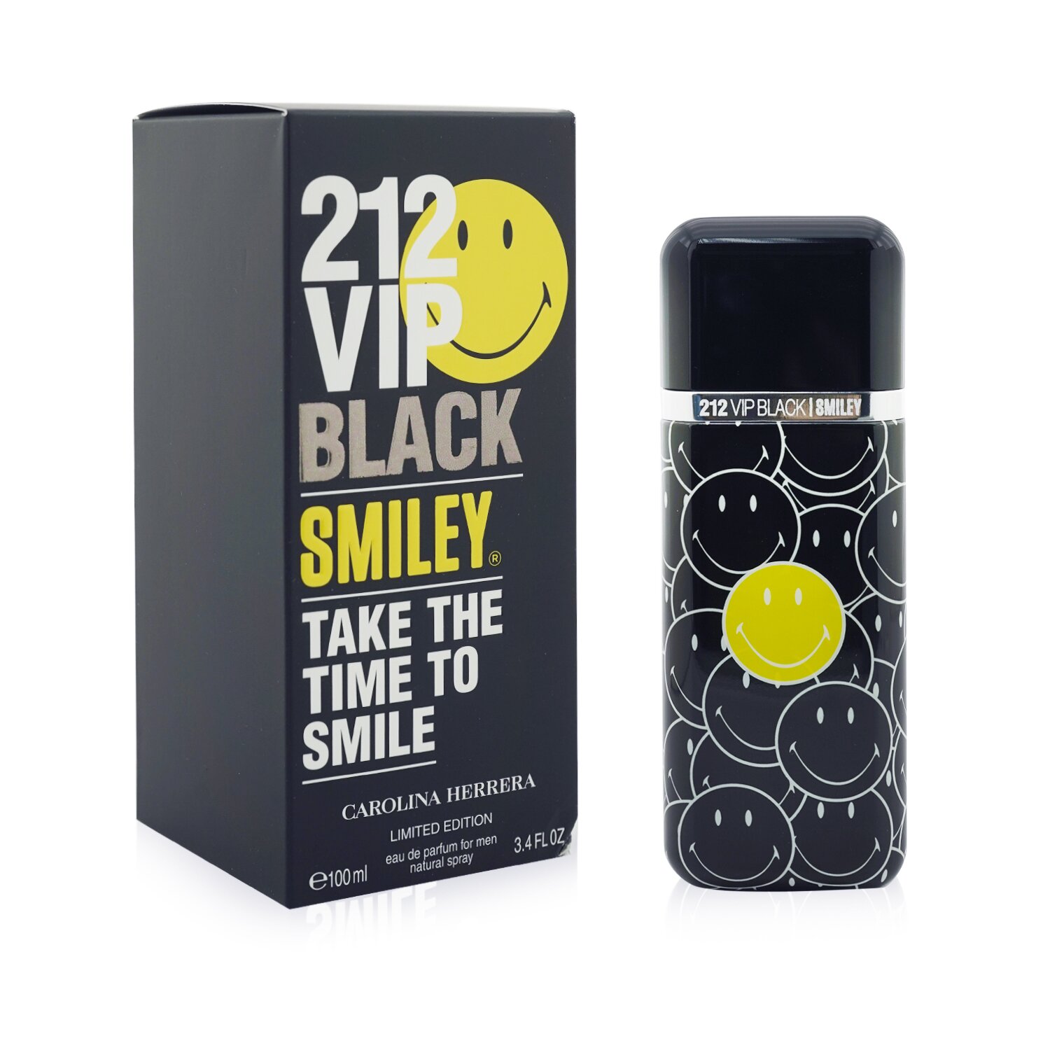 Carolina Herrera 212 VIP Black Smiley Eau De Parfum Spray 100ml/3.4oz