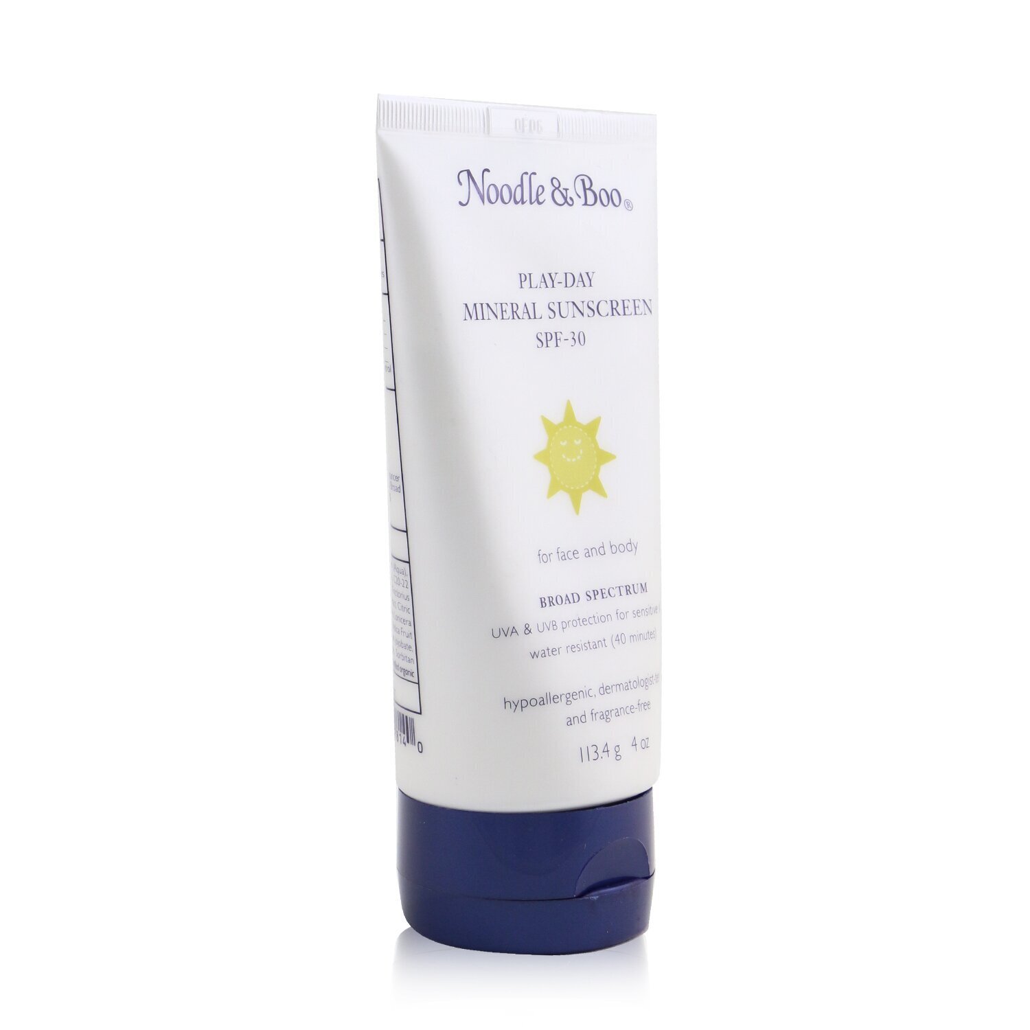 Noodle & Boo Play-Day Mineral Sunscreen SPF-30 - For Face & Body (Exp. Date 06/2022) 113.4g/4oz