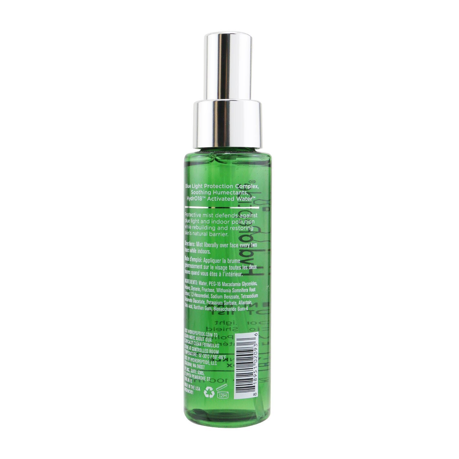 HydroPeptide Somnifera Root Mist - Indoor Light Pollution Shield (Exp. Date: 11/2022) 100ml/3.4oz