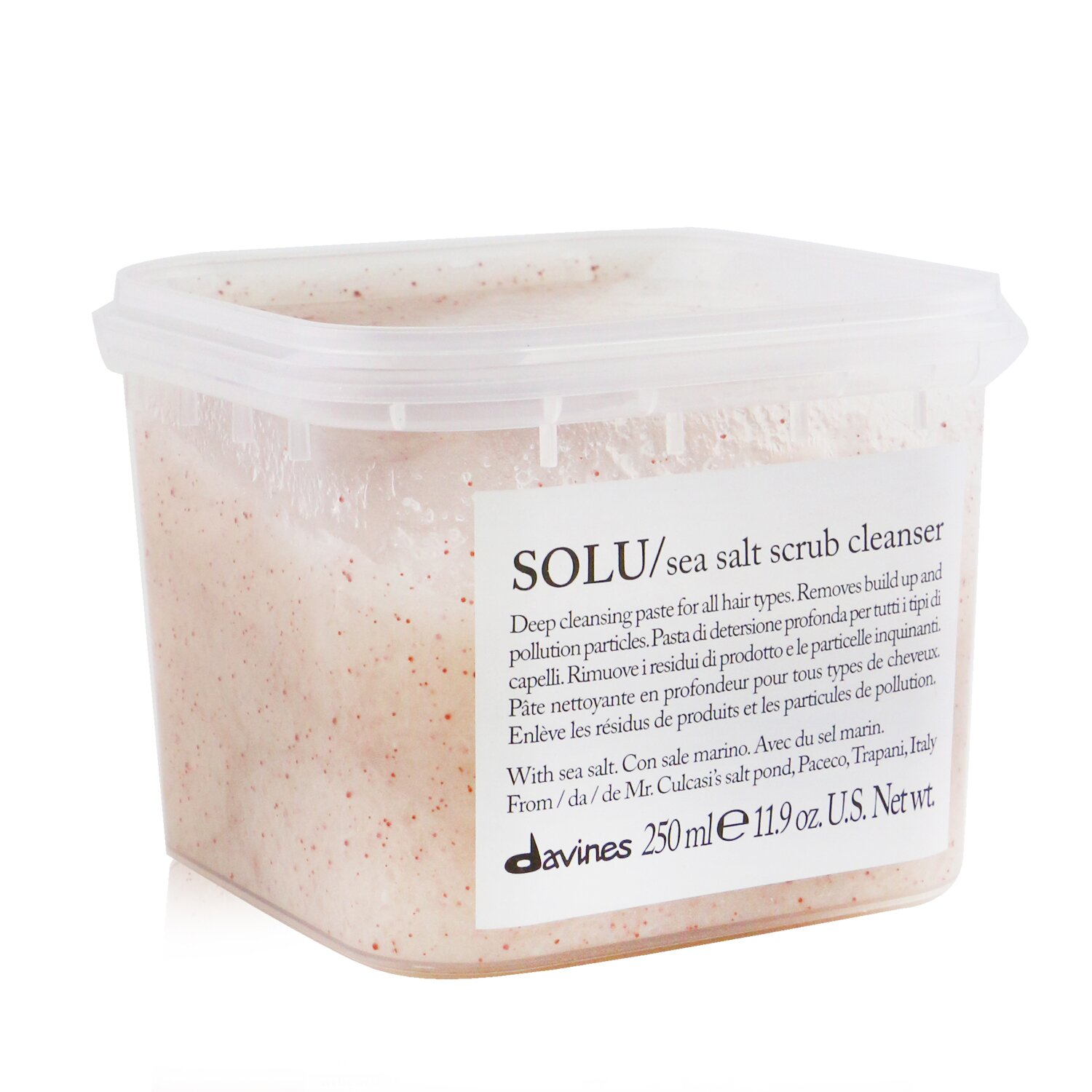 Davines Solu Sea Salt Scrub Cleanser 250ml/11.9oz