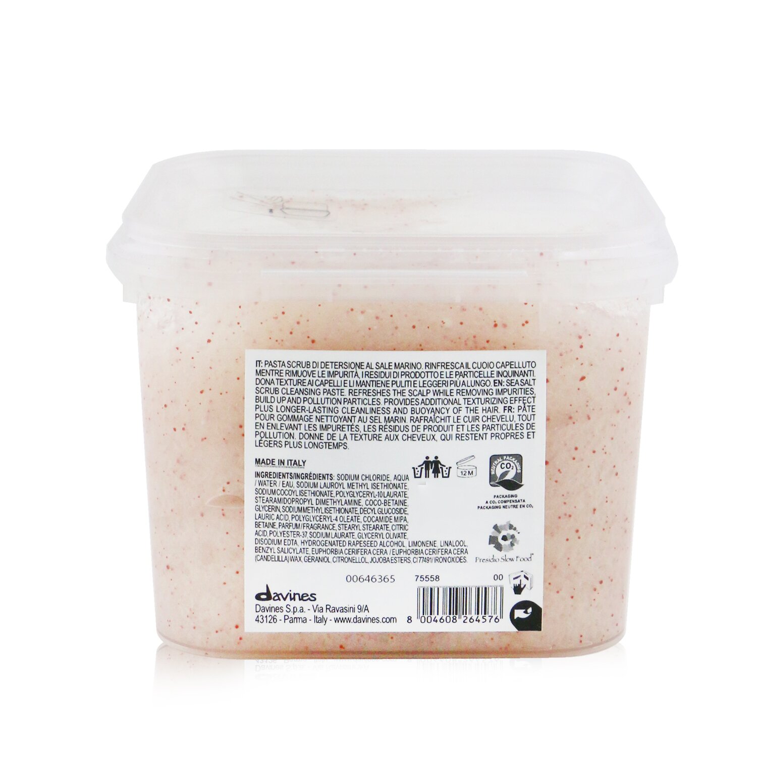 Davines Solu Sea Salt Scrub Cleanser 250ml/11.9oz