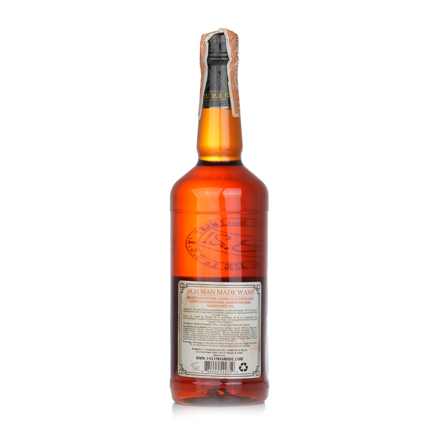 18.21 Man Made Champú, acondicionador y gel de baño Man Made Wash (Noble Oud) 946ml/32oz